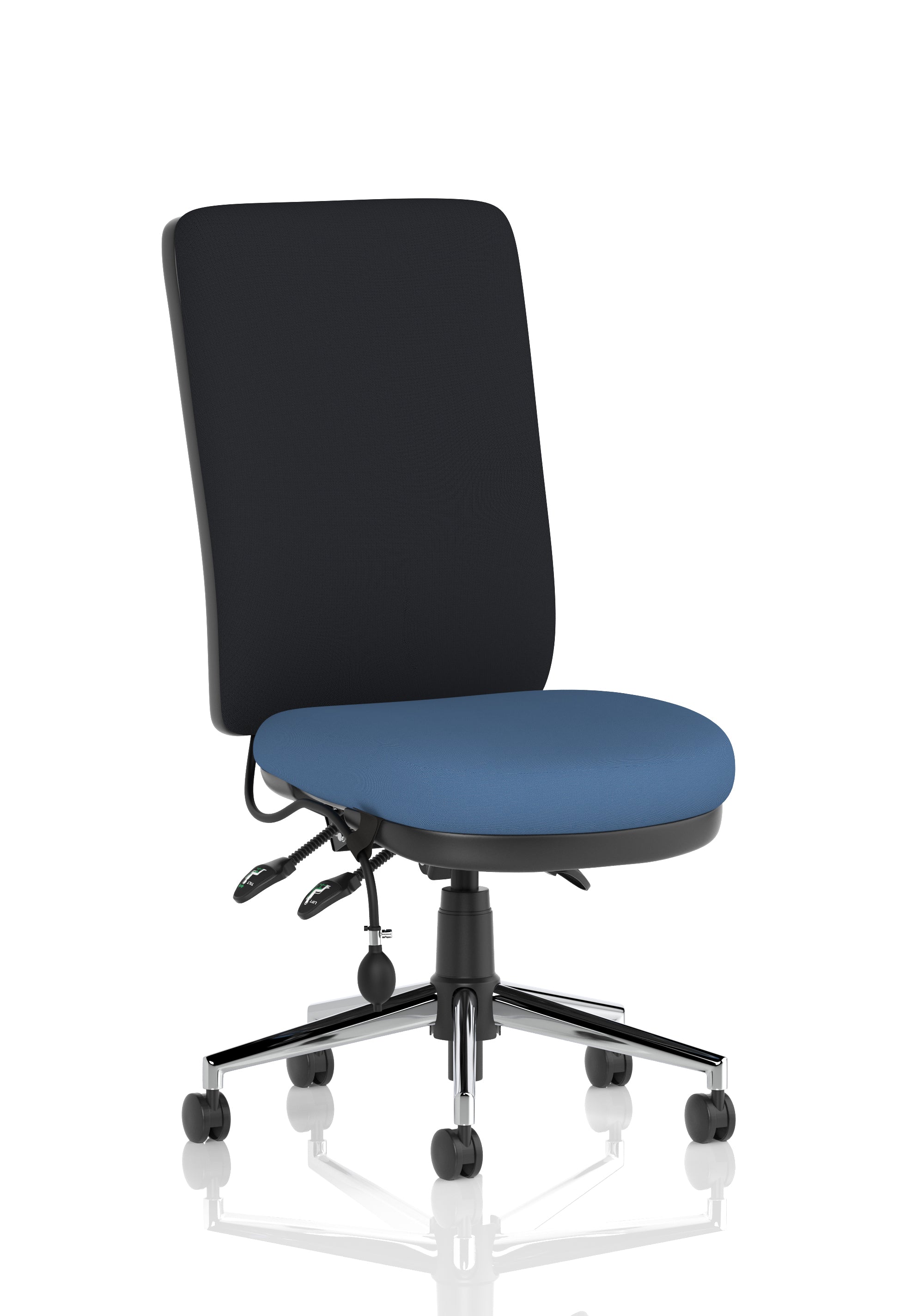 Chiro High Back Task Operator Office Chair In Quest Fabric