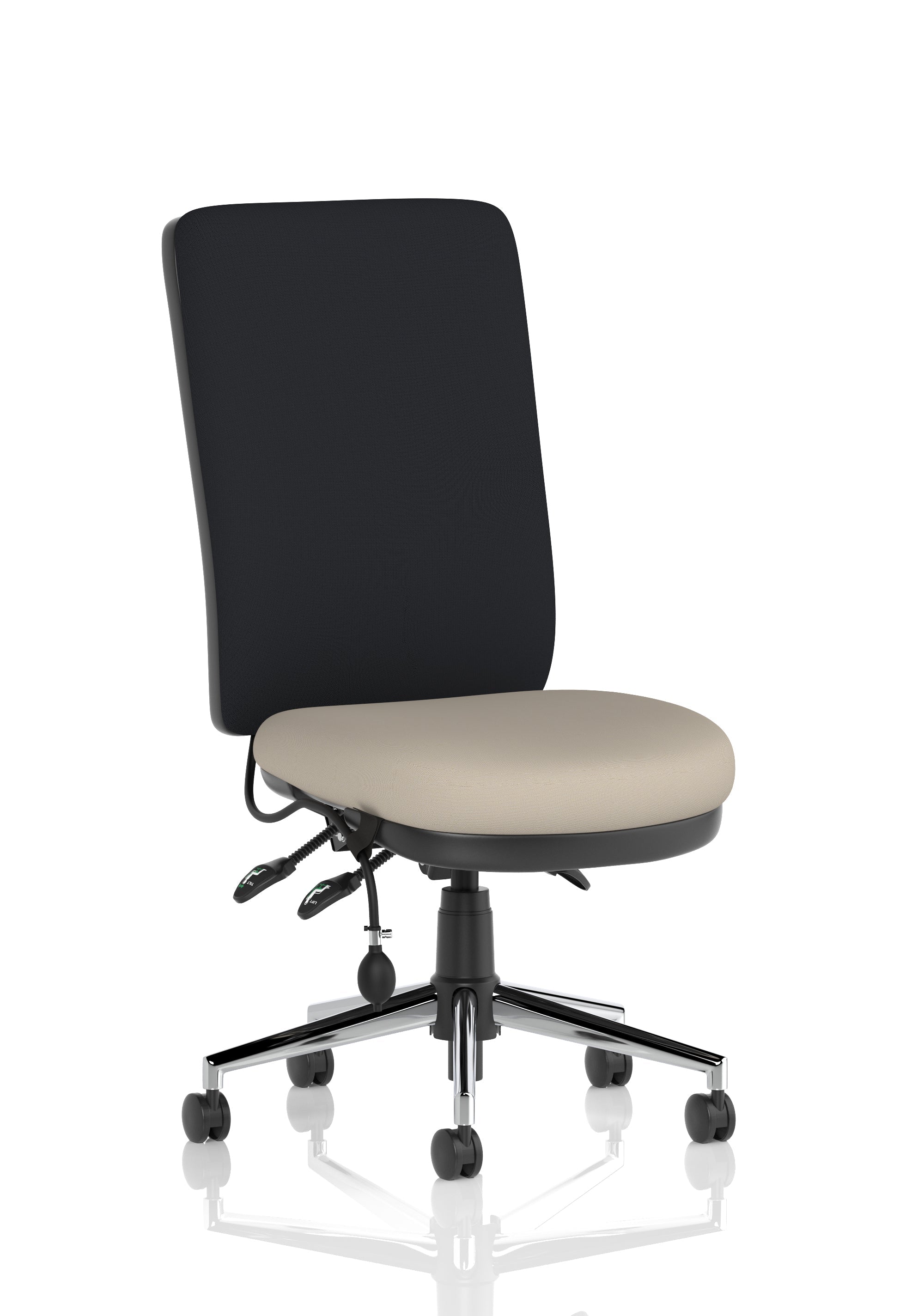 Chiro High Back Task Operator Office Chair In Quest Fabric