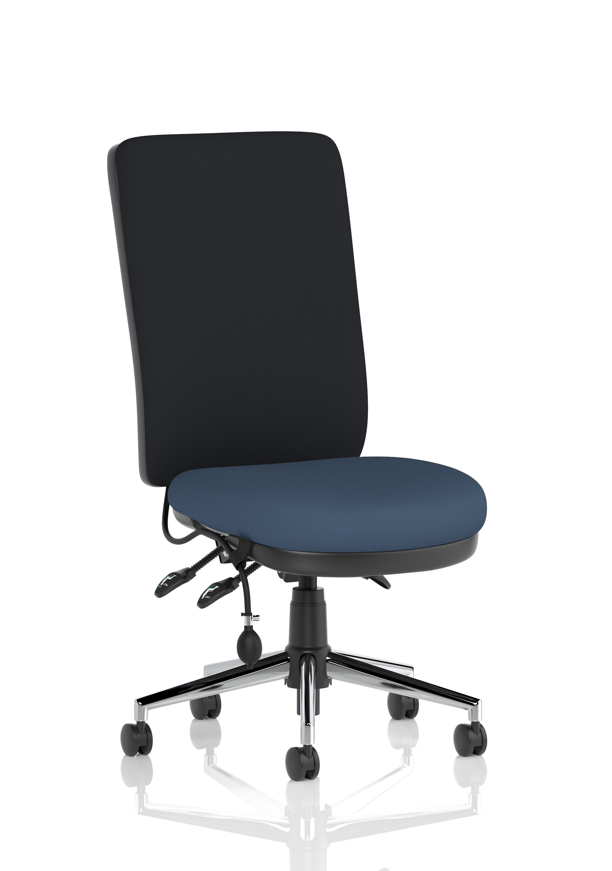 Chiro High Back Task Operator Office Chair In Quest Fabric
