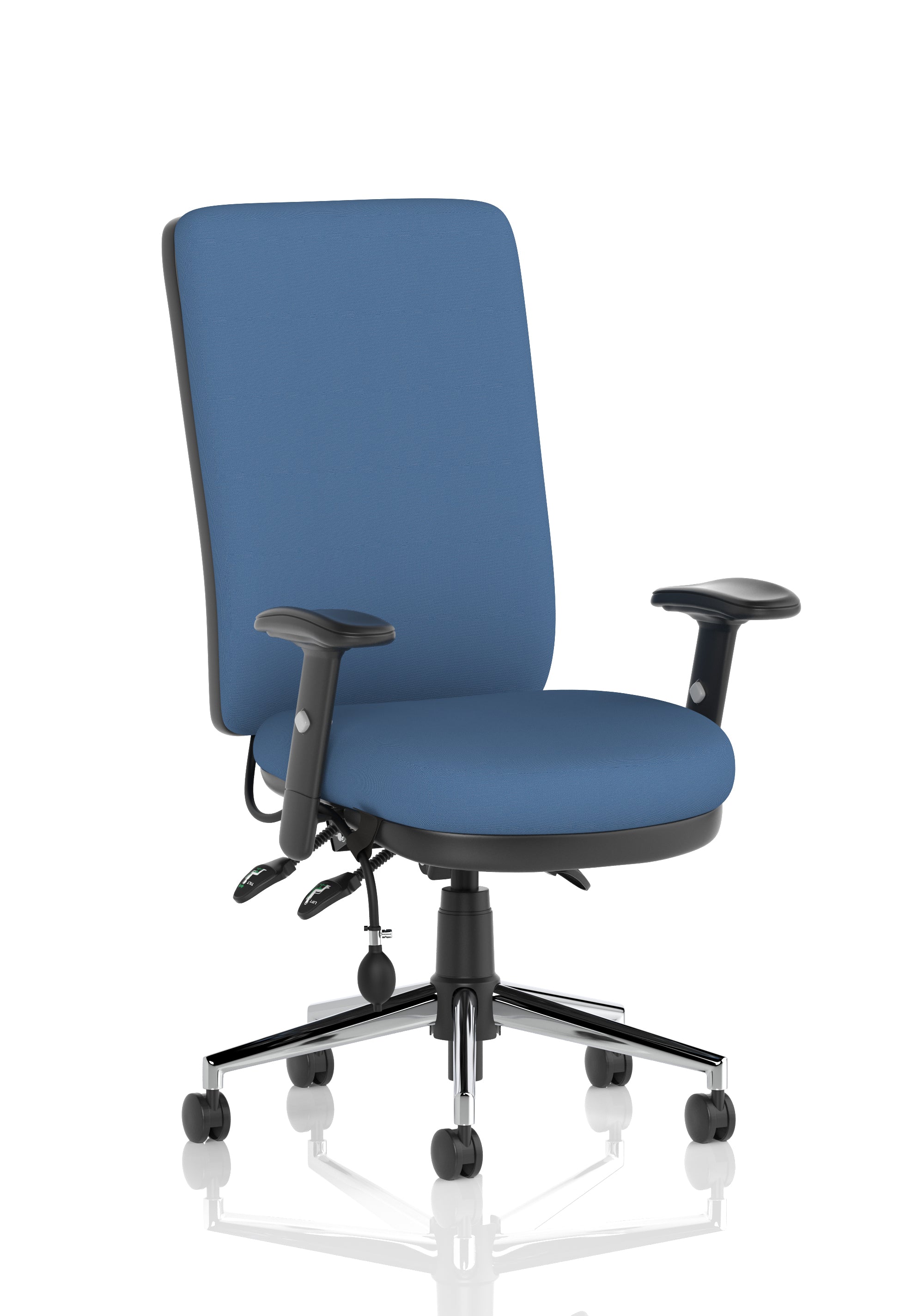 Chiro High Back Task Operator Office Chair In Quest Fabric