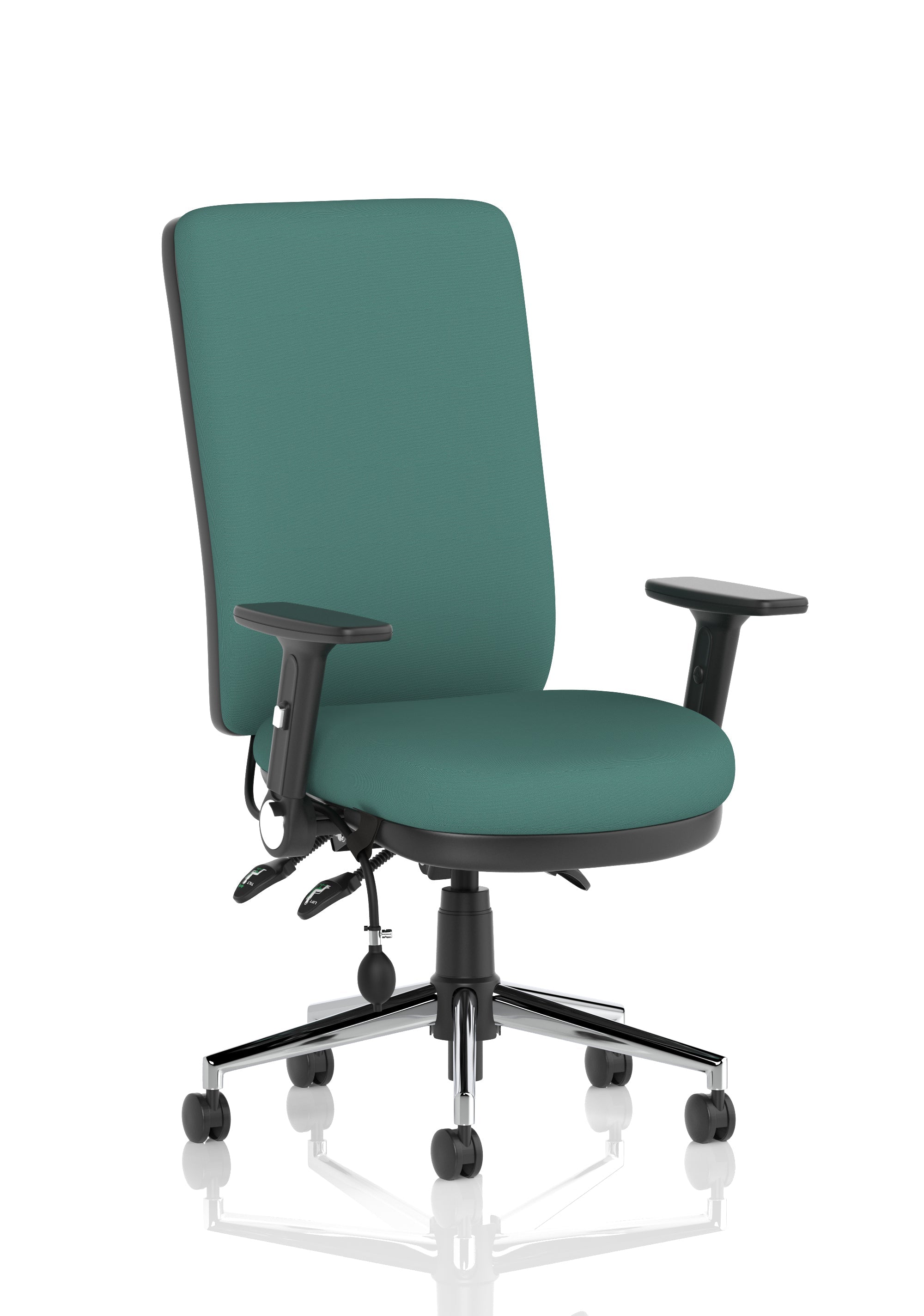 Chiro High Back Task Operator Office Chair In Quest Fabric
