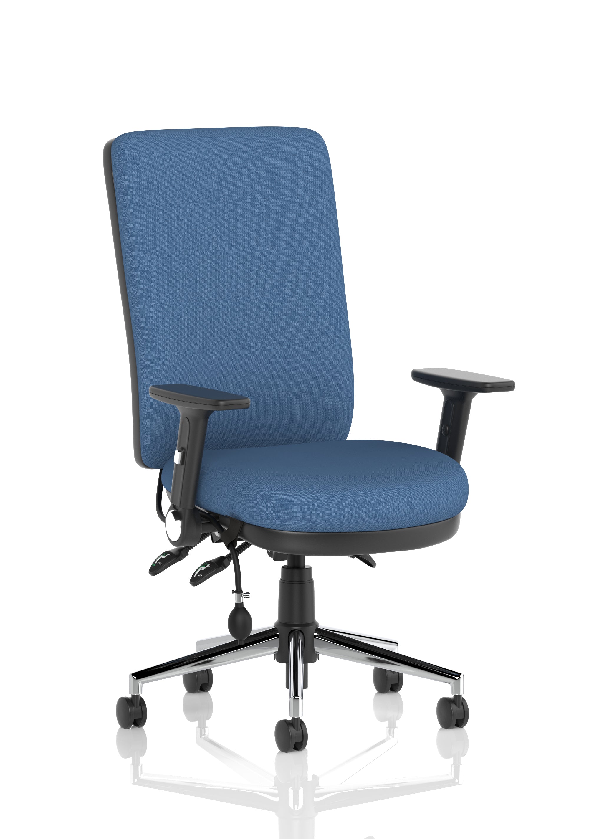 Chiro High Back Task Operator Office Chair In Quest Fabric