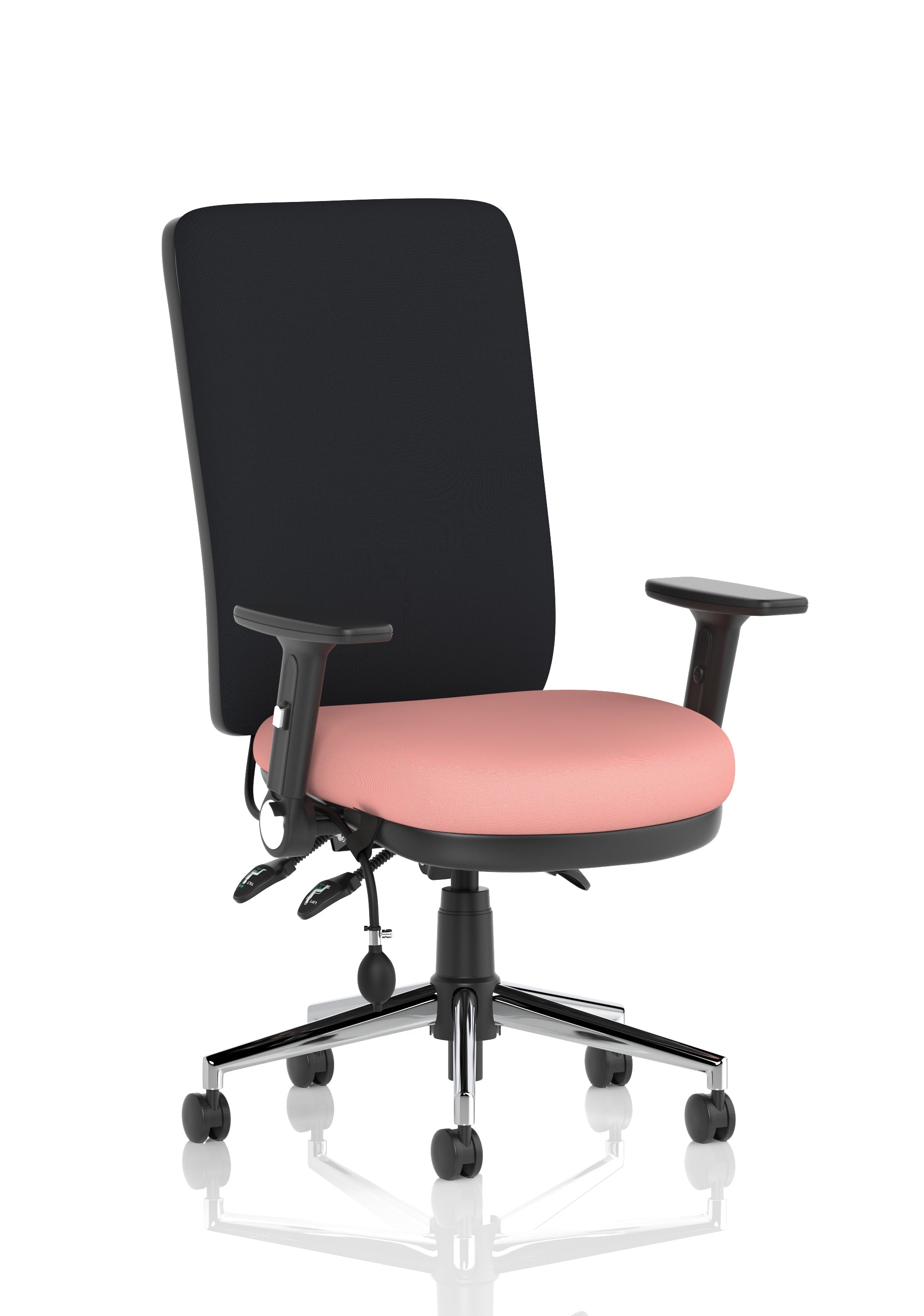 Chiro High Back Task Operator Office Chair In Quest Fabric