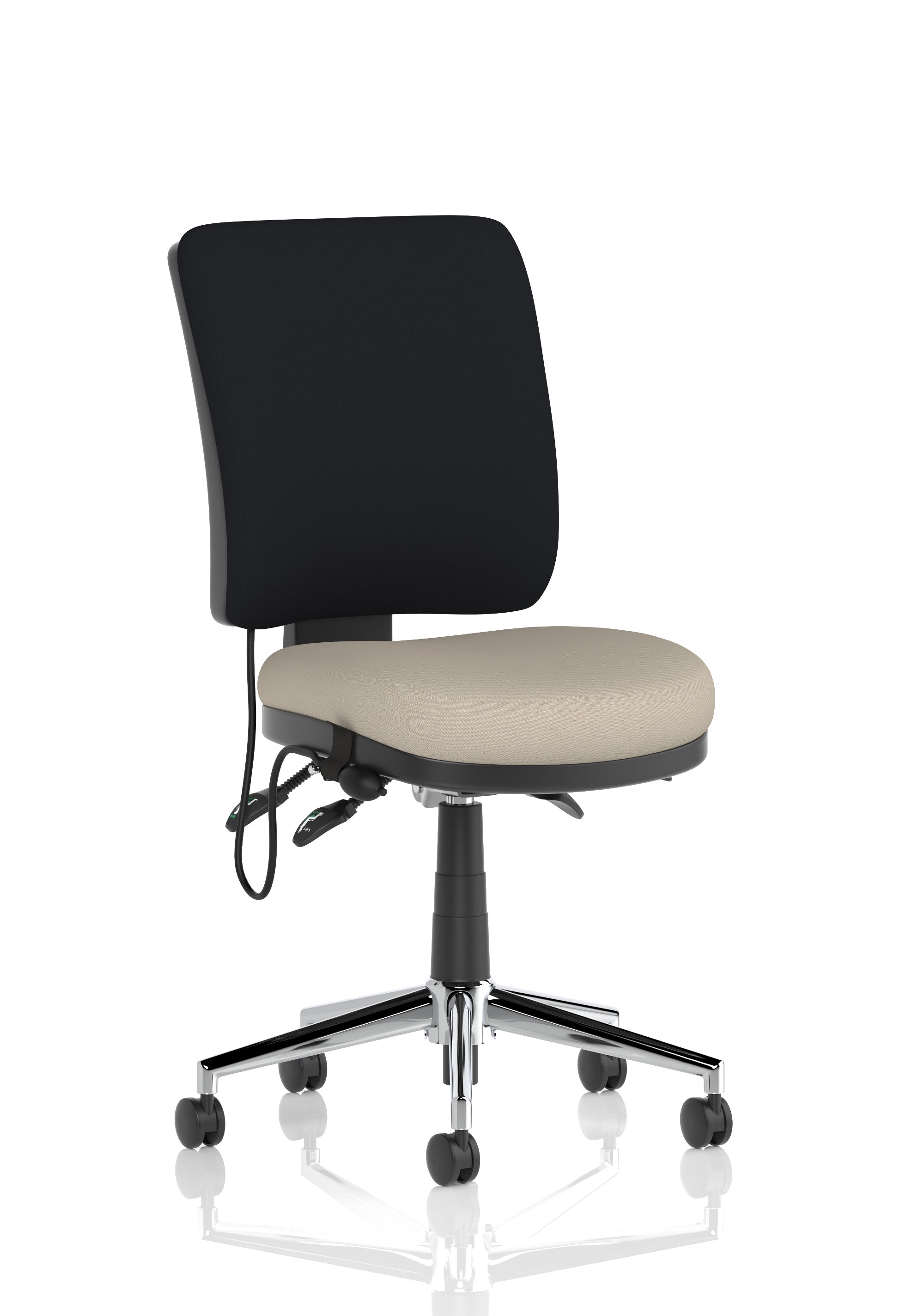 Chiro Medium Back Task Operator Office Chair In Quest Fabric