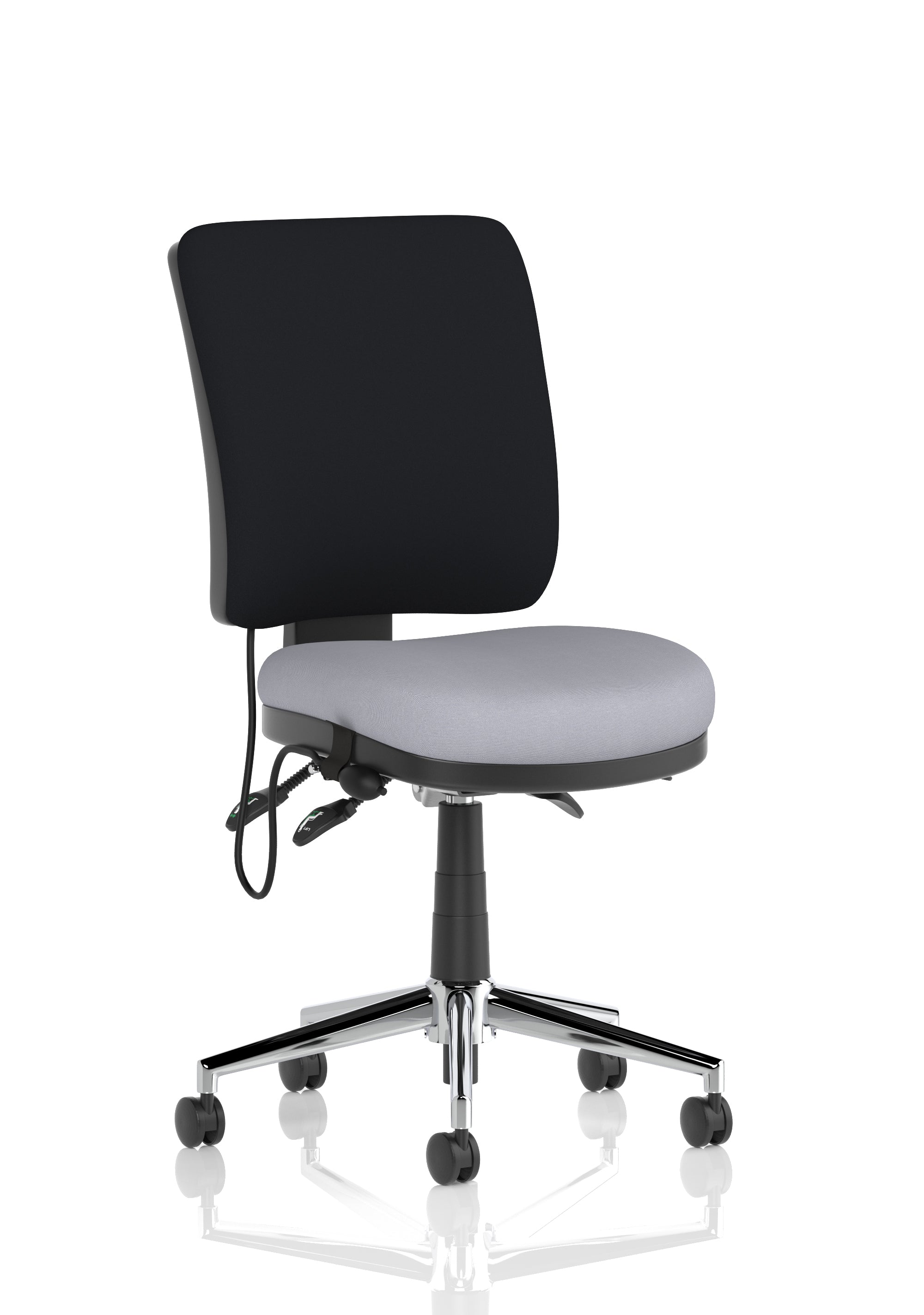 Chiro Medium Back Task Operator Office Chair In Quest Fabric