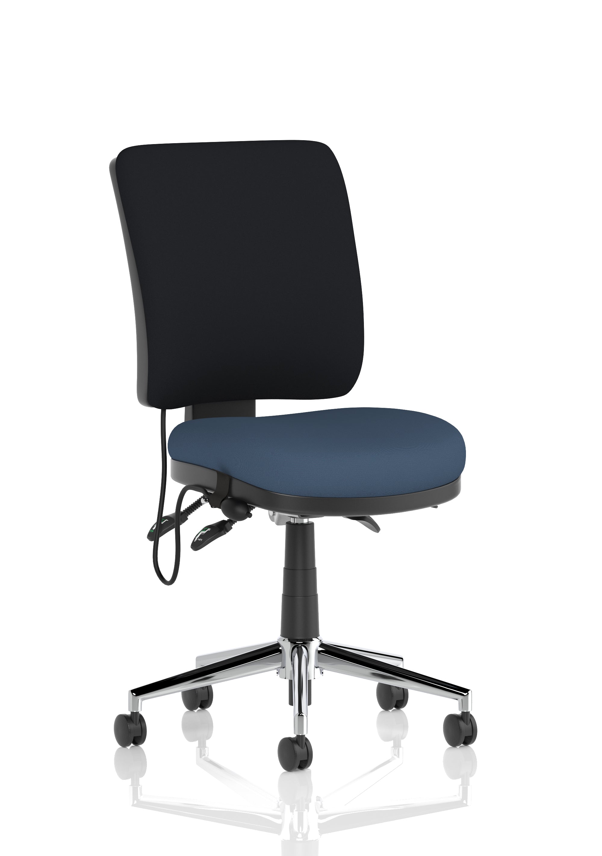 Chiro Medium Back Task Operator Office Chair In Quest Fabric