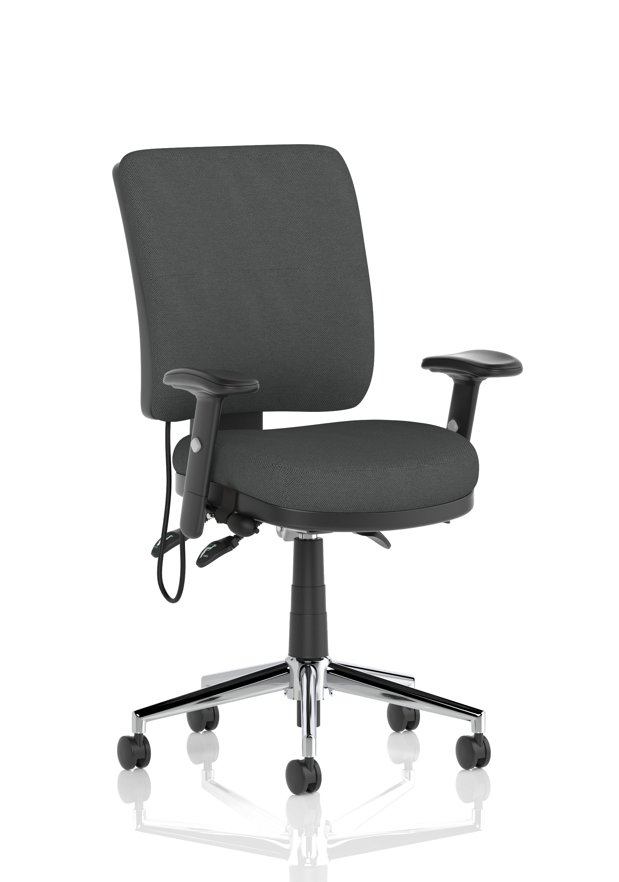 Chiro Medium Back Task Operator Office Chair In Quest Fabric