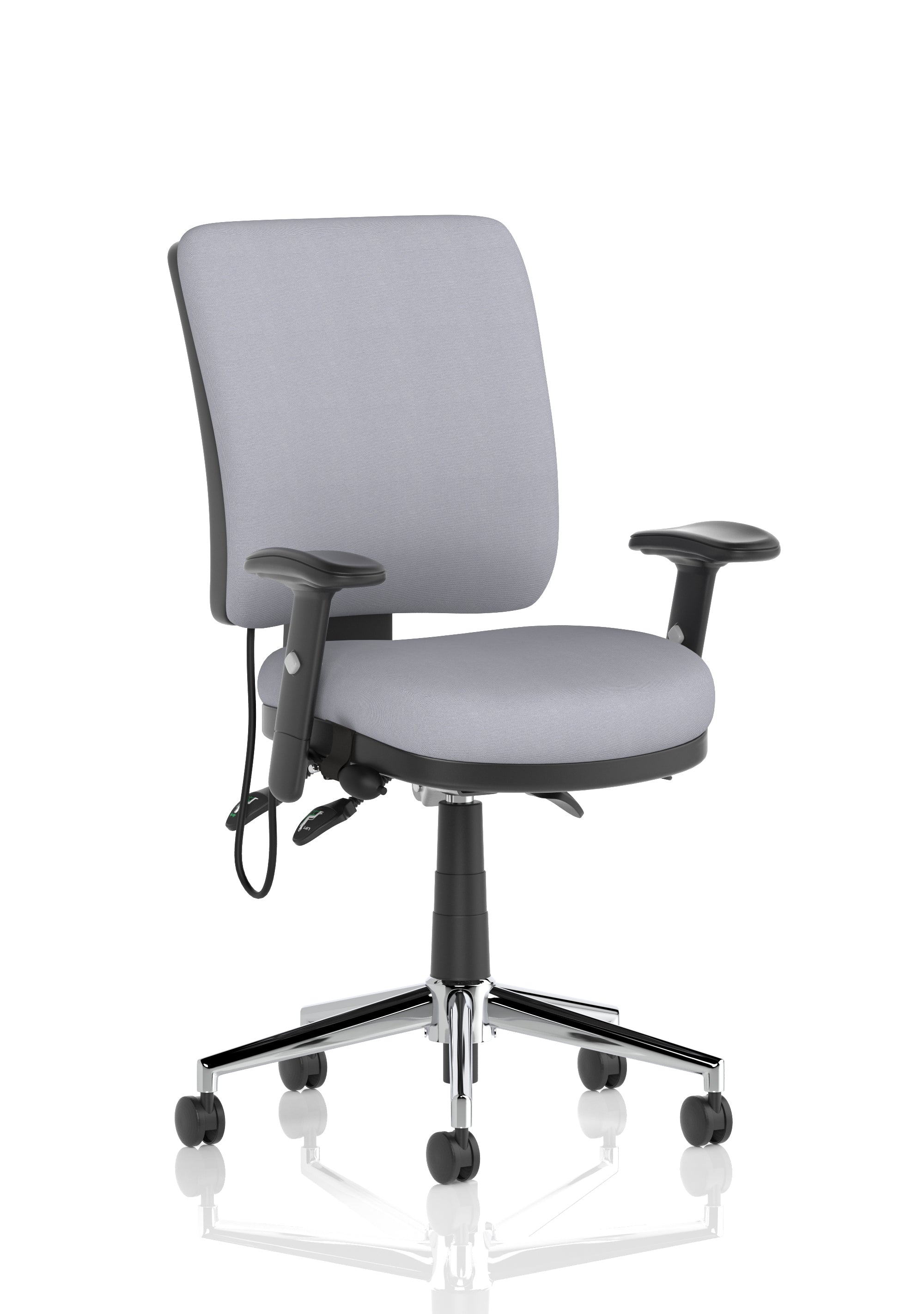 Chiro Medium Back Task Operator Office Chair In Quest Fabric