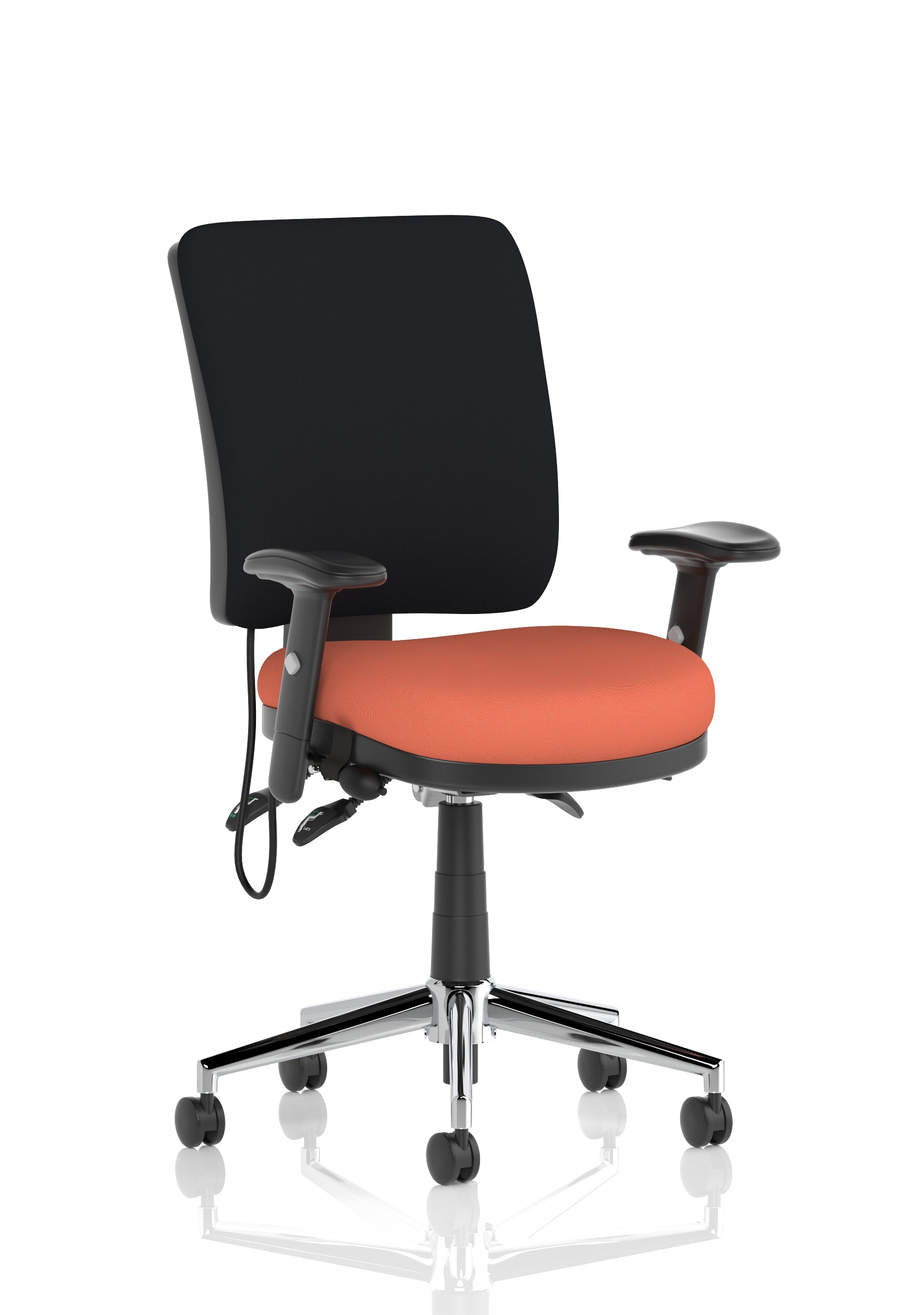 Chiro Medium Back Task Operator Office Chair In Quest Fabric