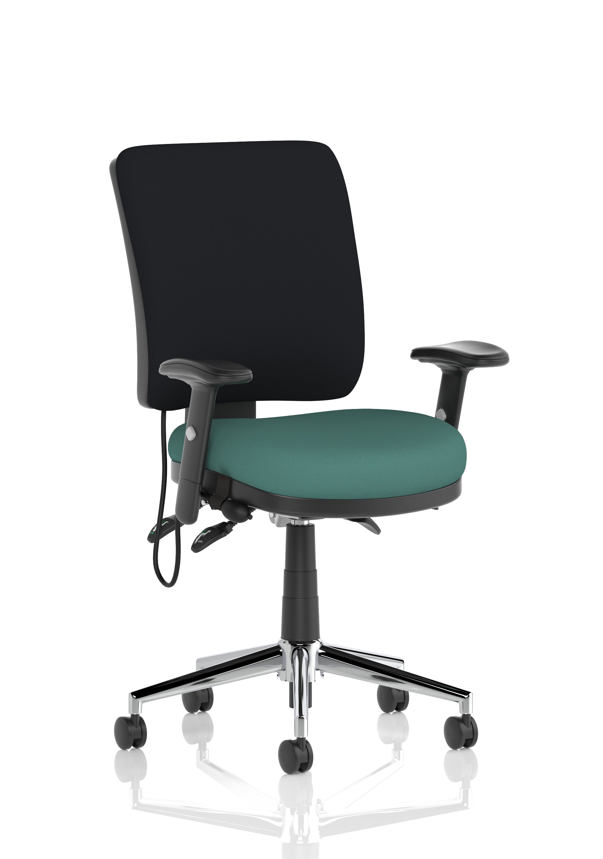 Chiro Medium Back Task Operator Office Chair In Quest Fabric