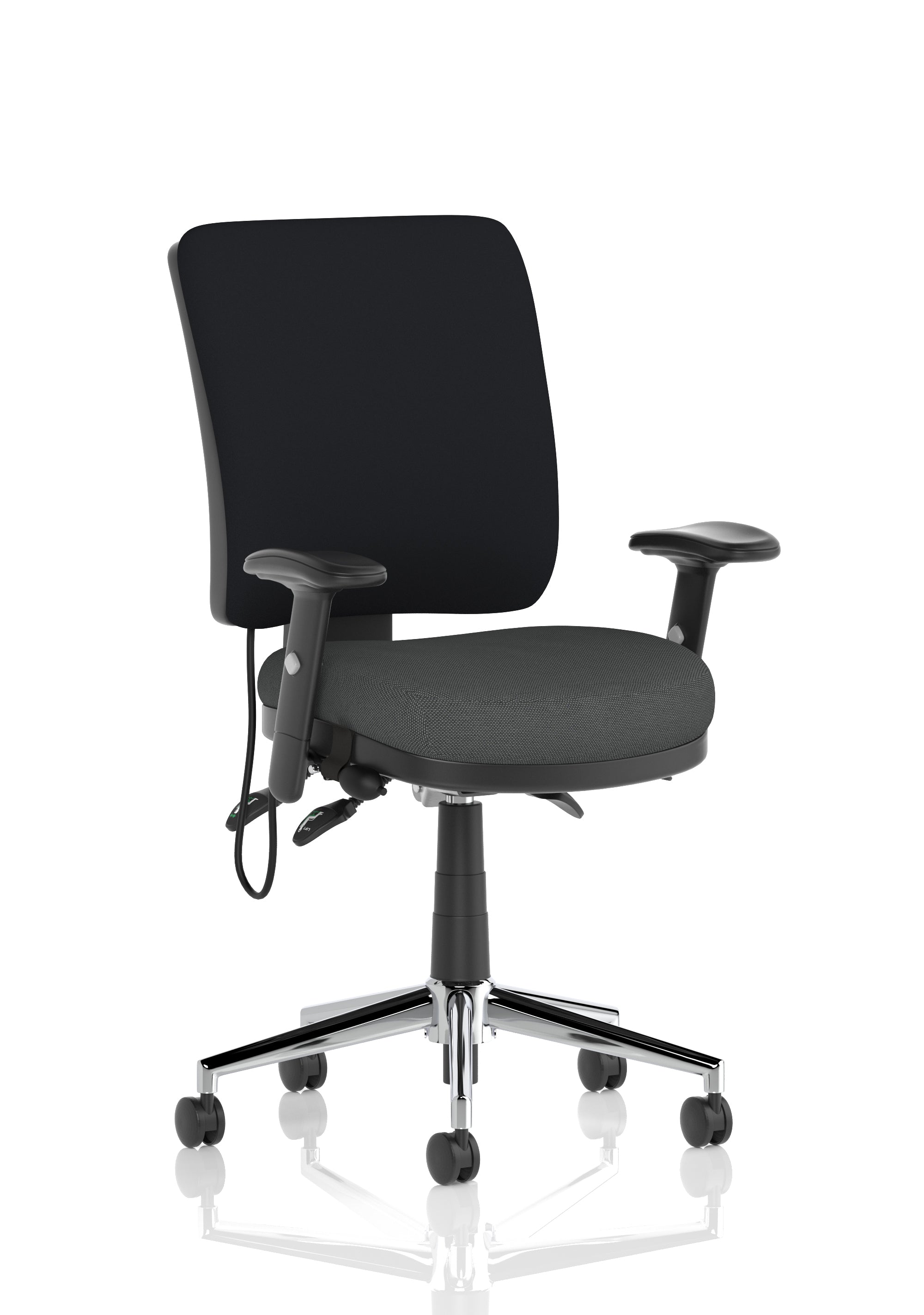 Chiro Medium Back Task Operator Office Chair In Quest Fabric