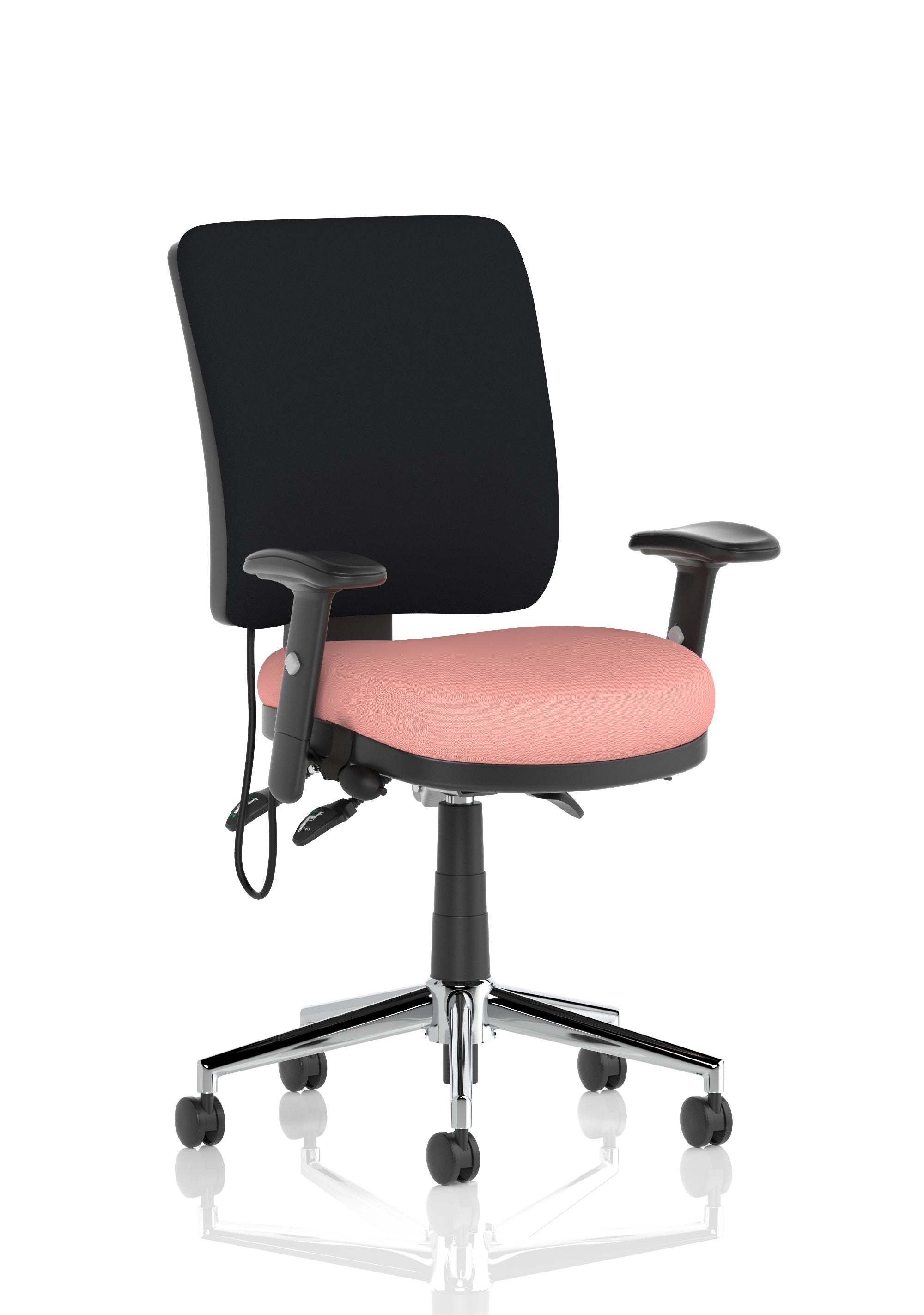 Chiro Medium Back Task Operator Office Chair In Quest Fabric