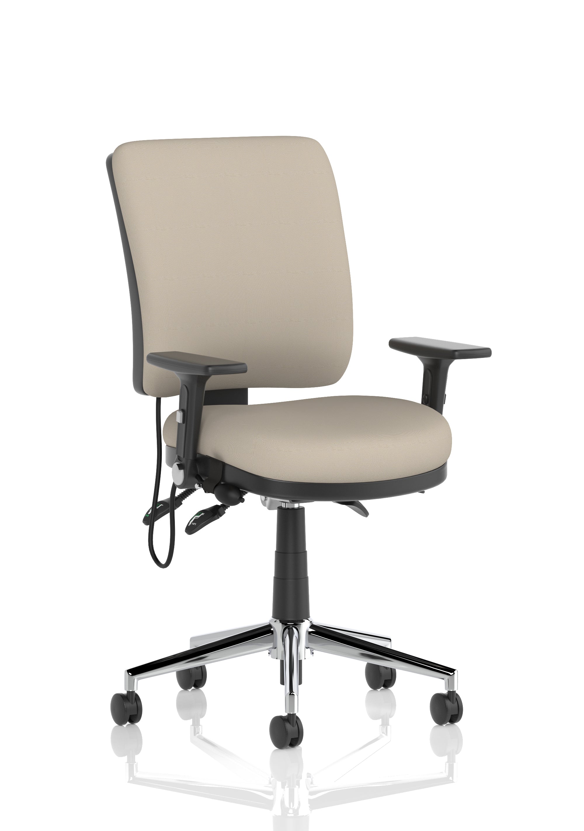 Chiro Medium Back Task Operator Office Chair In Quest Fabric
