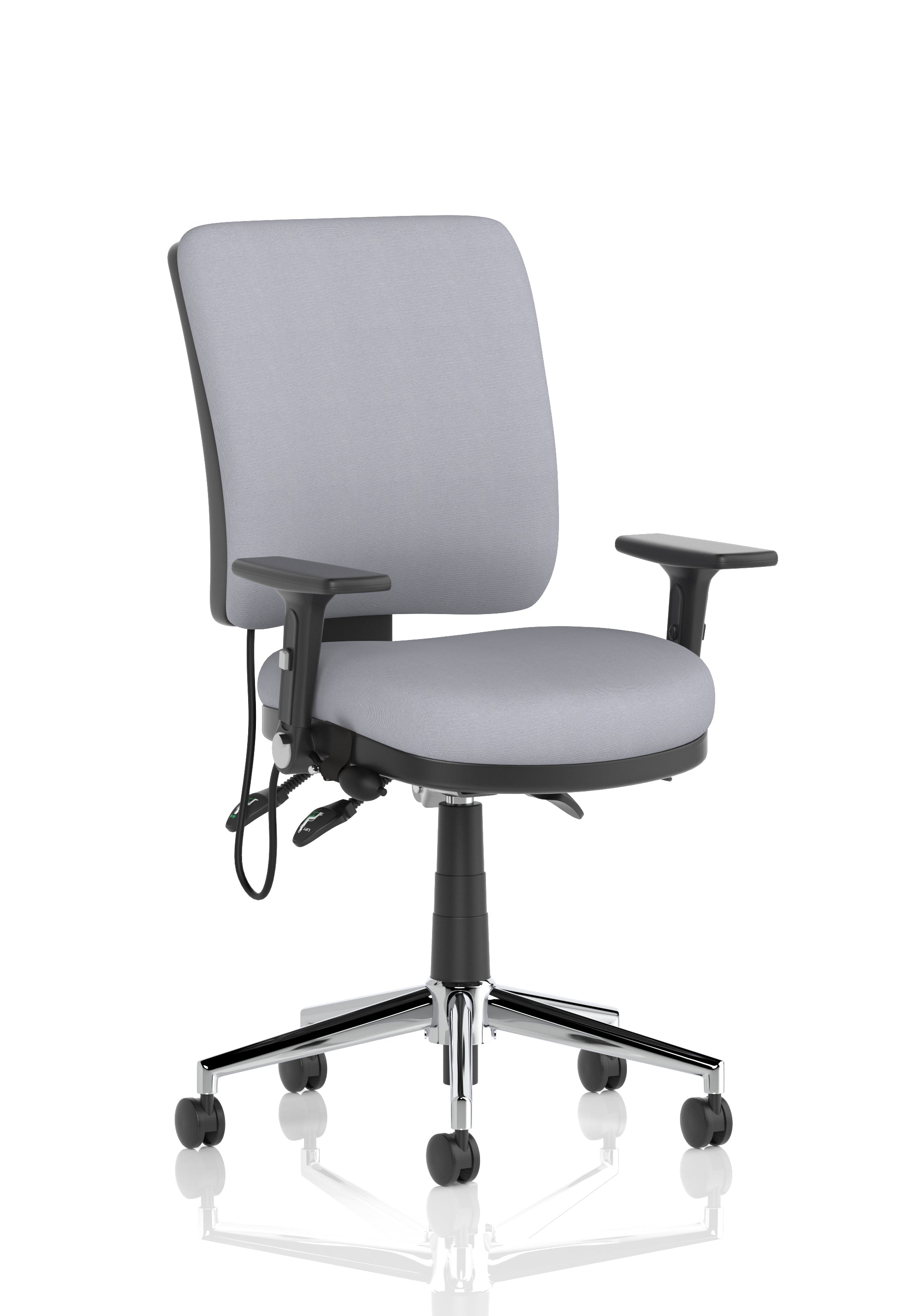 Chiro Medium Back Task Operator Office Chair In Quest Fabric