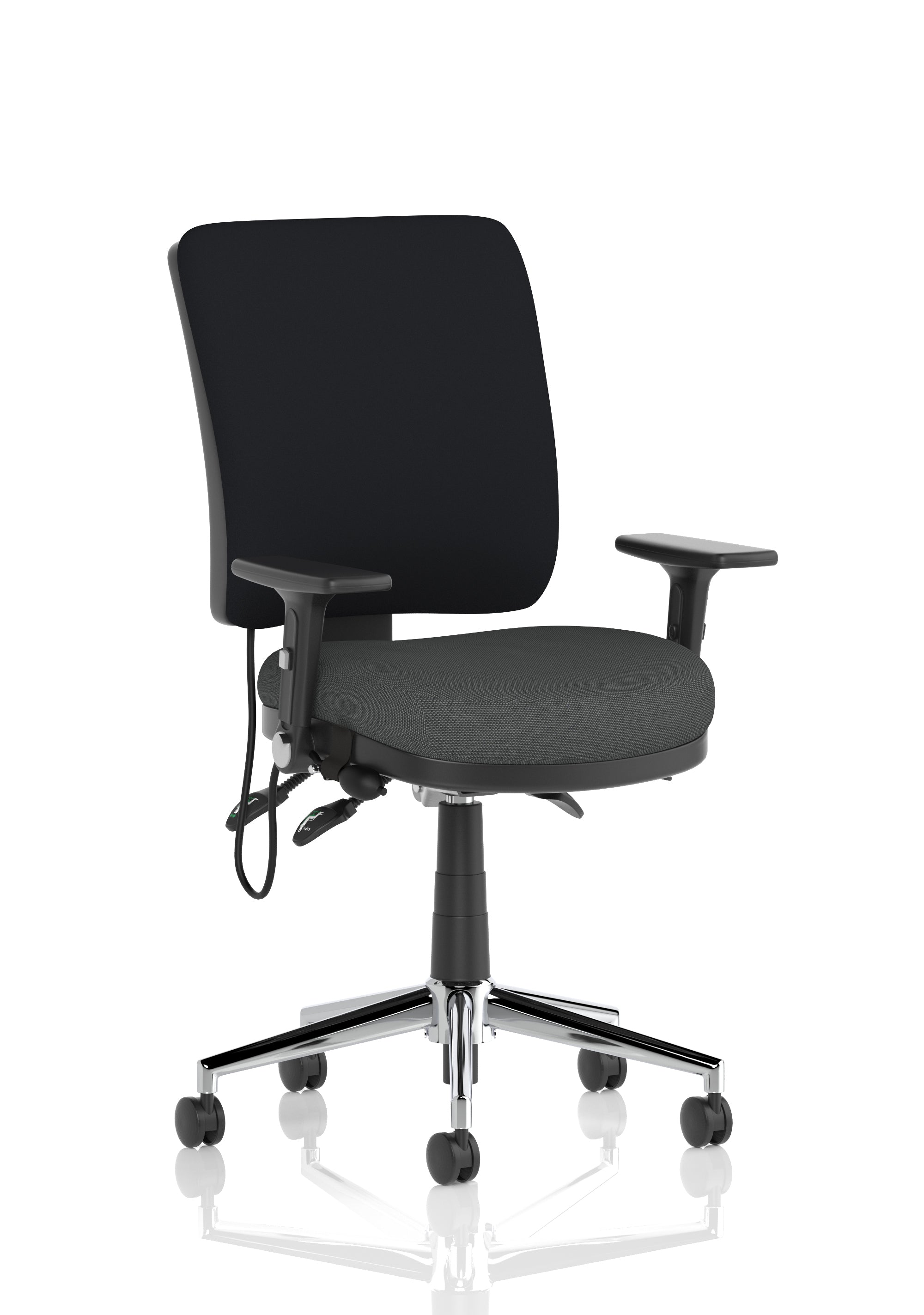 Chiro Medium Back Task Operator Office Chair In Quest Fabric