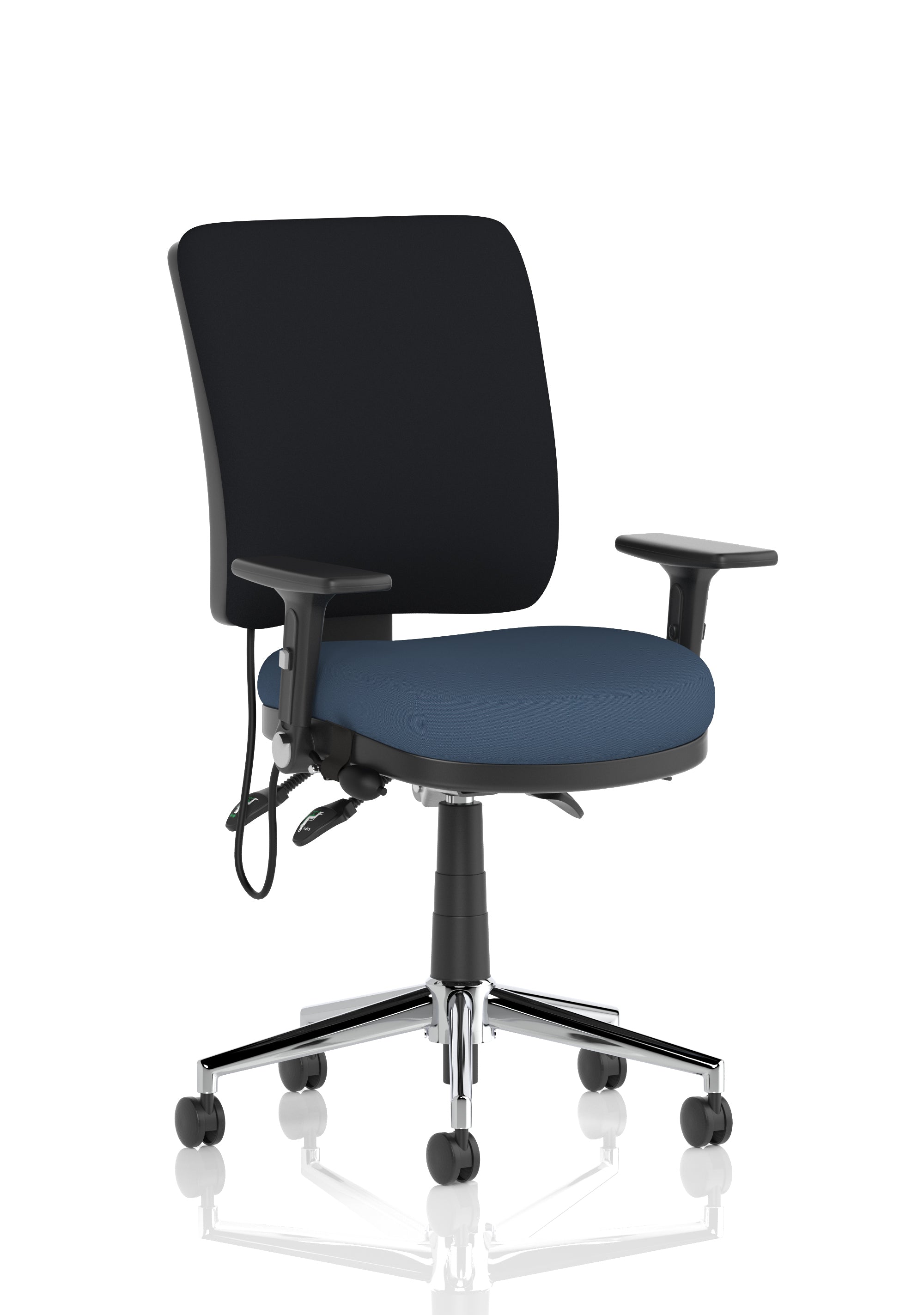 Chiro Medium Back Task Operator Office Chair In Quest Fabric