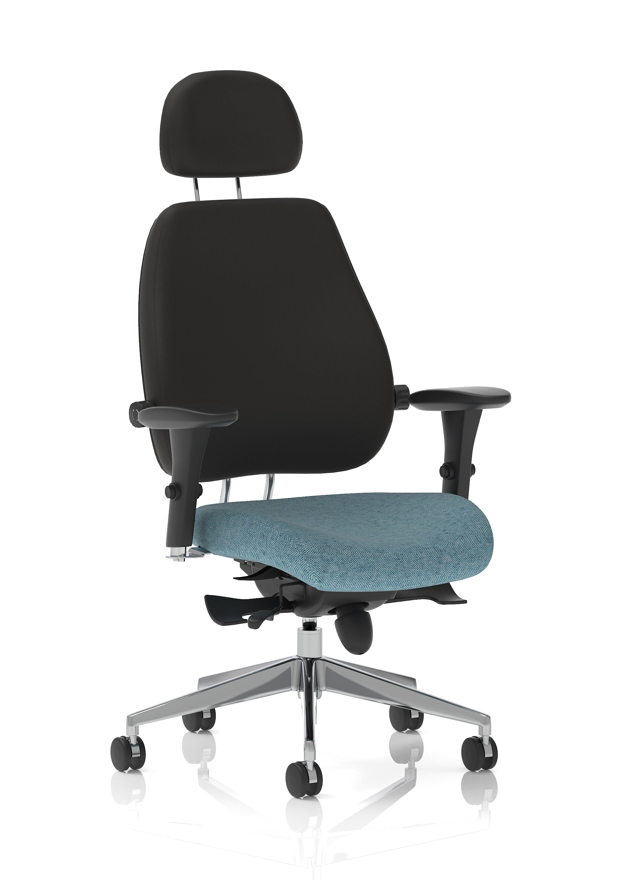 Chiro Plus Ultimate High Back Ergonomic Posture Chair with Arms and Headrest