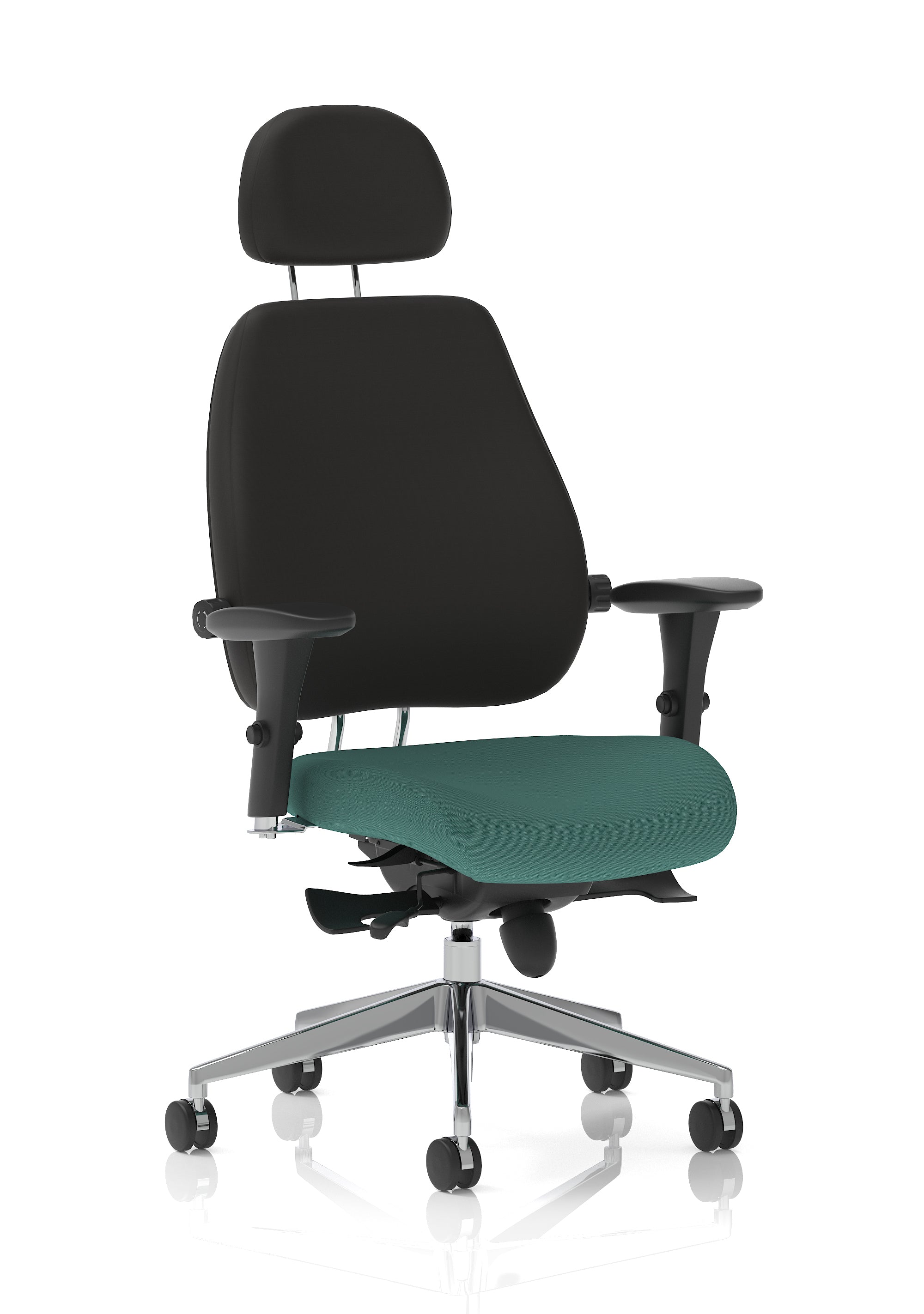 Chiro Plus Ultimate High Back Ergonomic Posture Chair with Arms and Headrest
