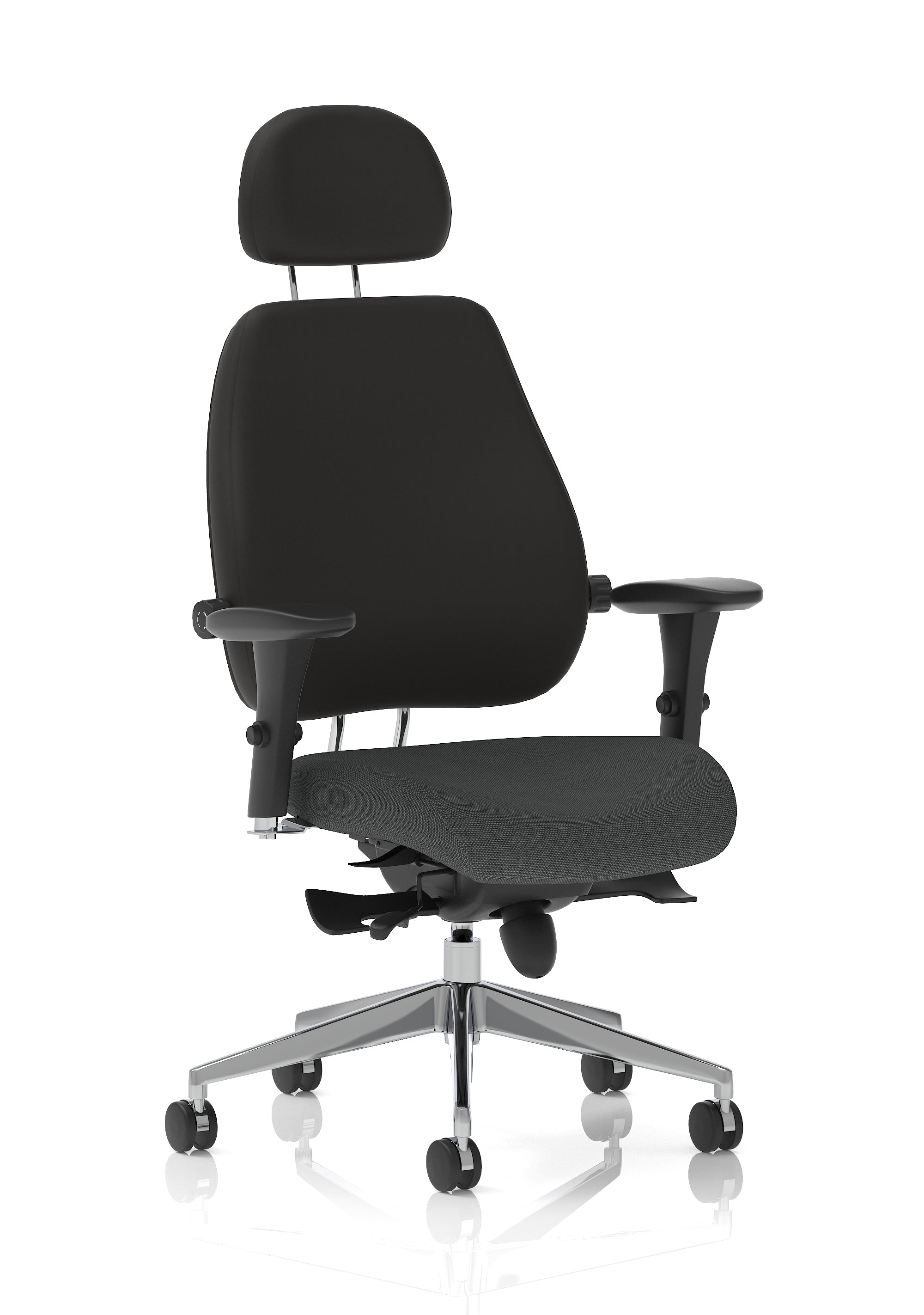 Chiro Plus Ultimate High Back Ergonomic Posture Chair with Arms and Headrest