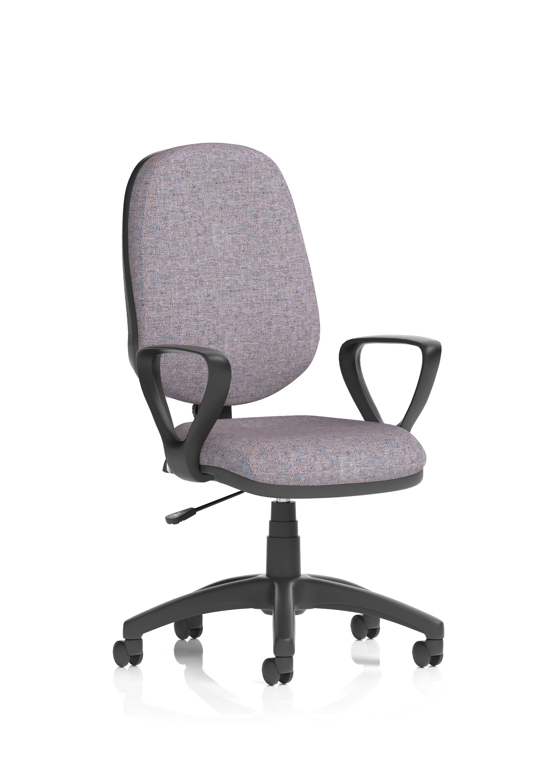 Eclipse Plus I Medium Back Task Operator Office Chair In Quest And Rivet Fabric