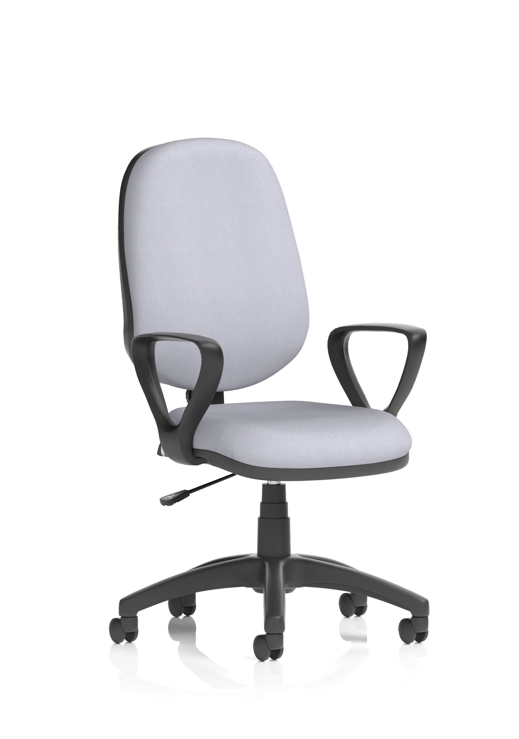 Eclipse Plus I Medium Back Task Operator Office Chair In Quest And Rivet Fabric