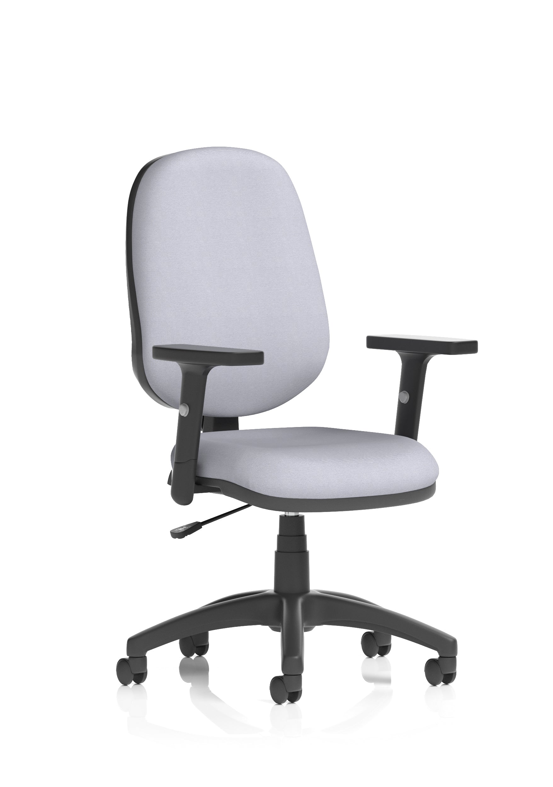 Eclipse Plus I Medium Back Task Operator Office Chair In Quest And Rivet Fabric