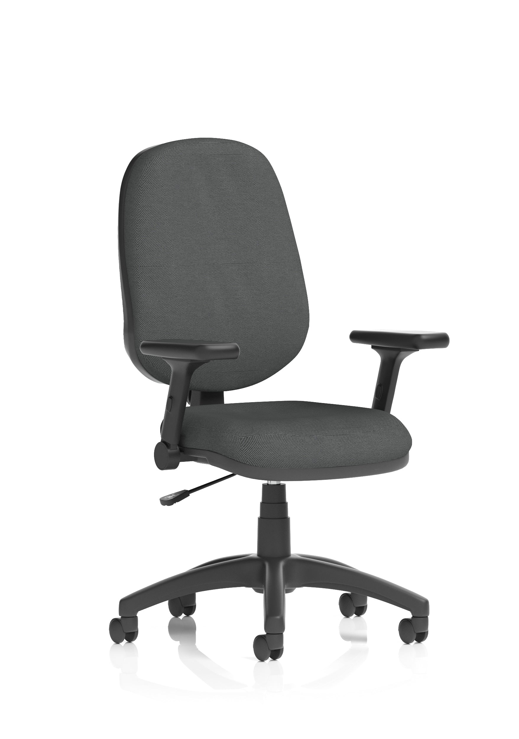 Eclipse Plus I Medium Back Task Operator Office Chair In Quest And Rivet Fabric