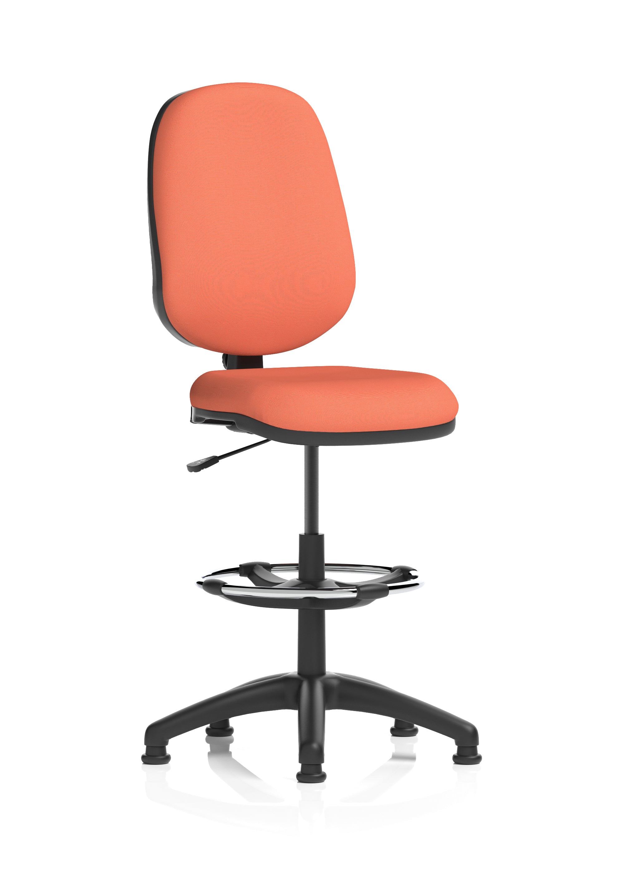 Eclipse Plus I Medium Back Task Operator Office Chair with Hi Rise Draughtsman Kit In Quest And Rivet Fabric