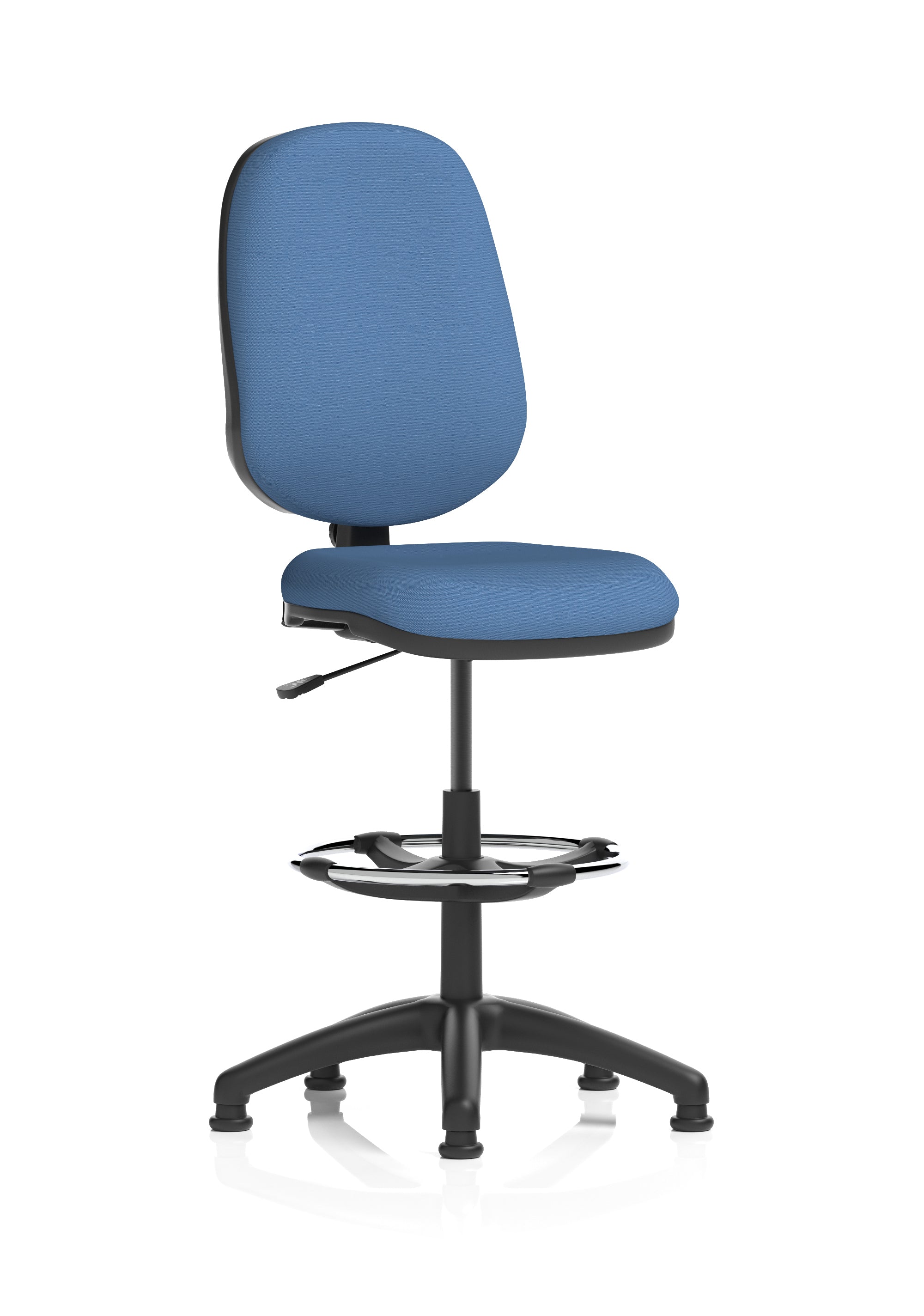 Eclipse Plus I Medium Back Task Operator Office Chair with Hi Rise Draughtsman Kit In Quest And Rivet Fabric