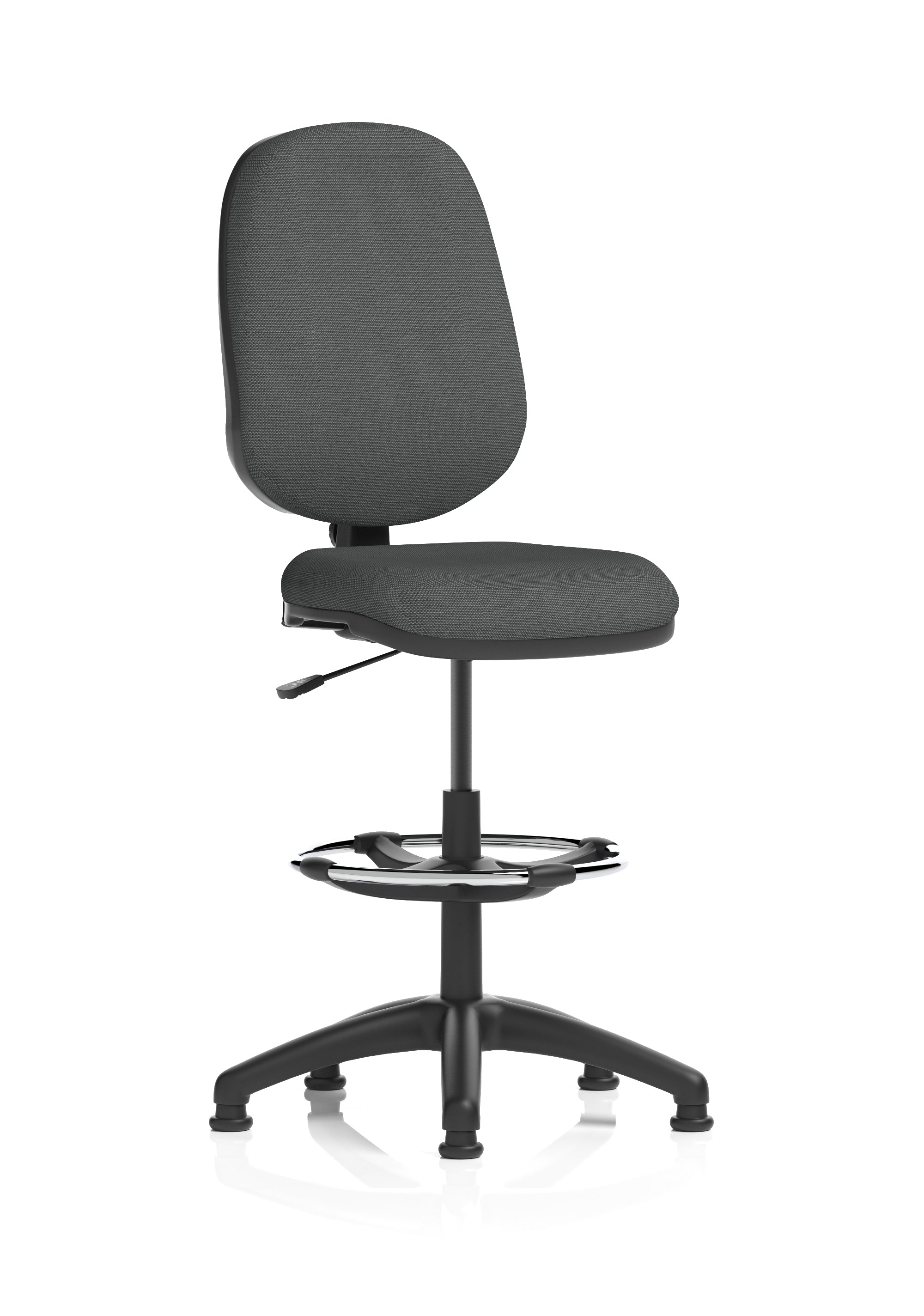 Eclipse Plus I Medium Back Task Operator Office Chair with Hi Rise Draughtsman Kit In Quest And Rivet Fabric