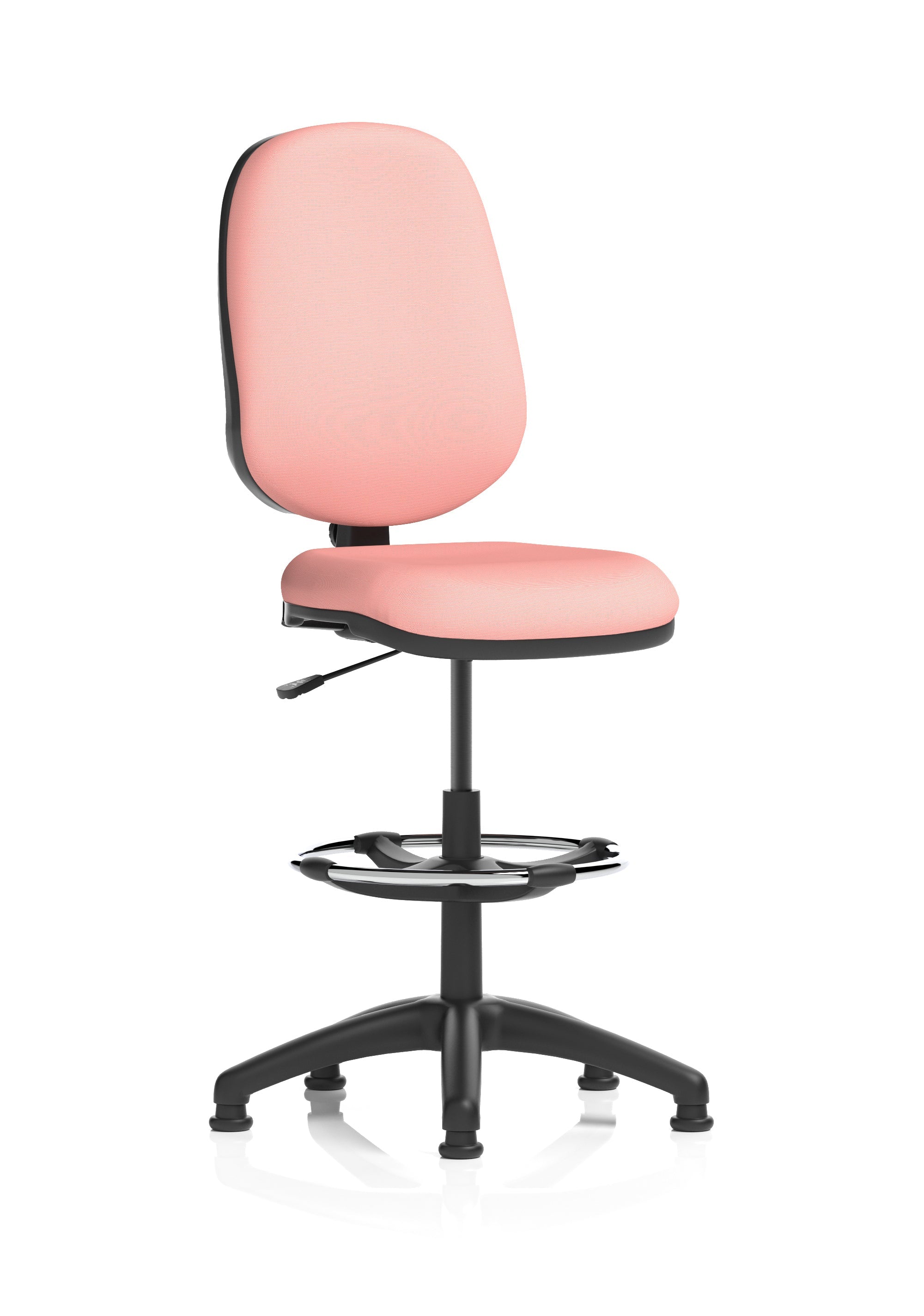 Eclipse Plus I Medium Back Task Operator Office Chair with Hi Rise Draughtsman Kit In Quest And Rivet Fabric