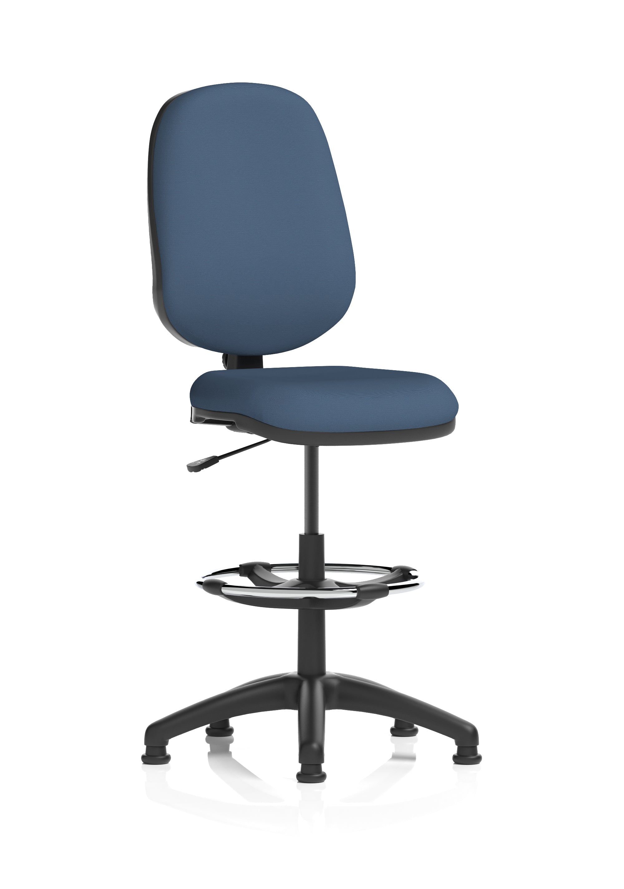 Eclipse Plus I Medium Back Task Operator Office Chair with Hi Rise Draughtsman Kit In Quest And Rivet Fabric