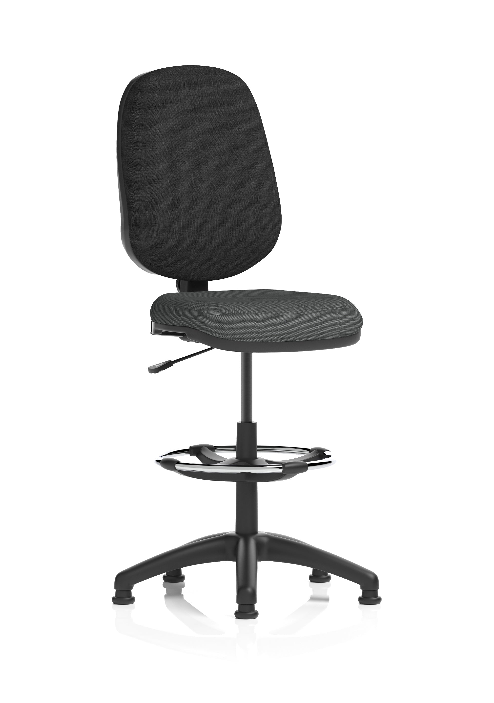 Eclipse Plus I Medium Back Task Operator Office Chair with Hi Rise Draughtsman Kit In Quest And Rivet Fabric