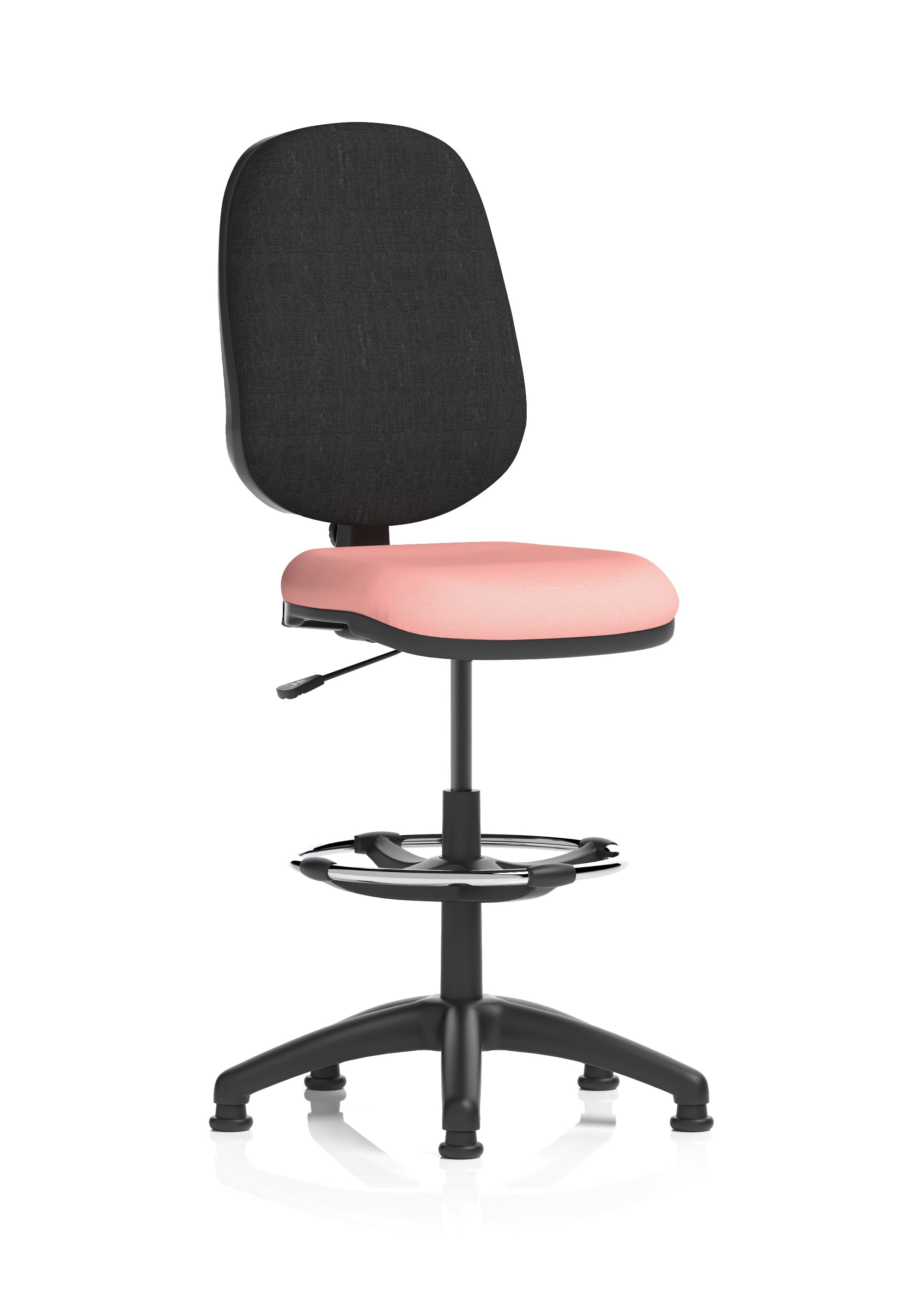 Eclipse Plus I Medium Back Task Operator Office Chair with Hi Rise Draughtsman Kit In Quest And Rivet Fabric
