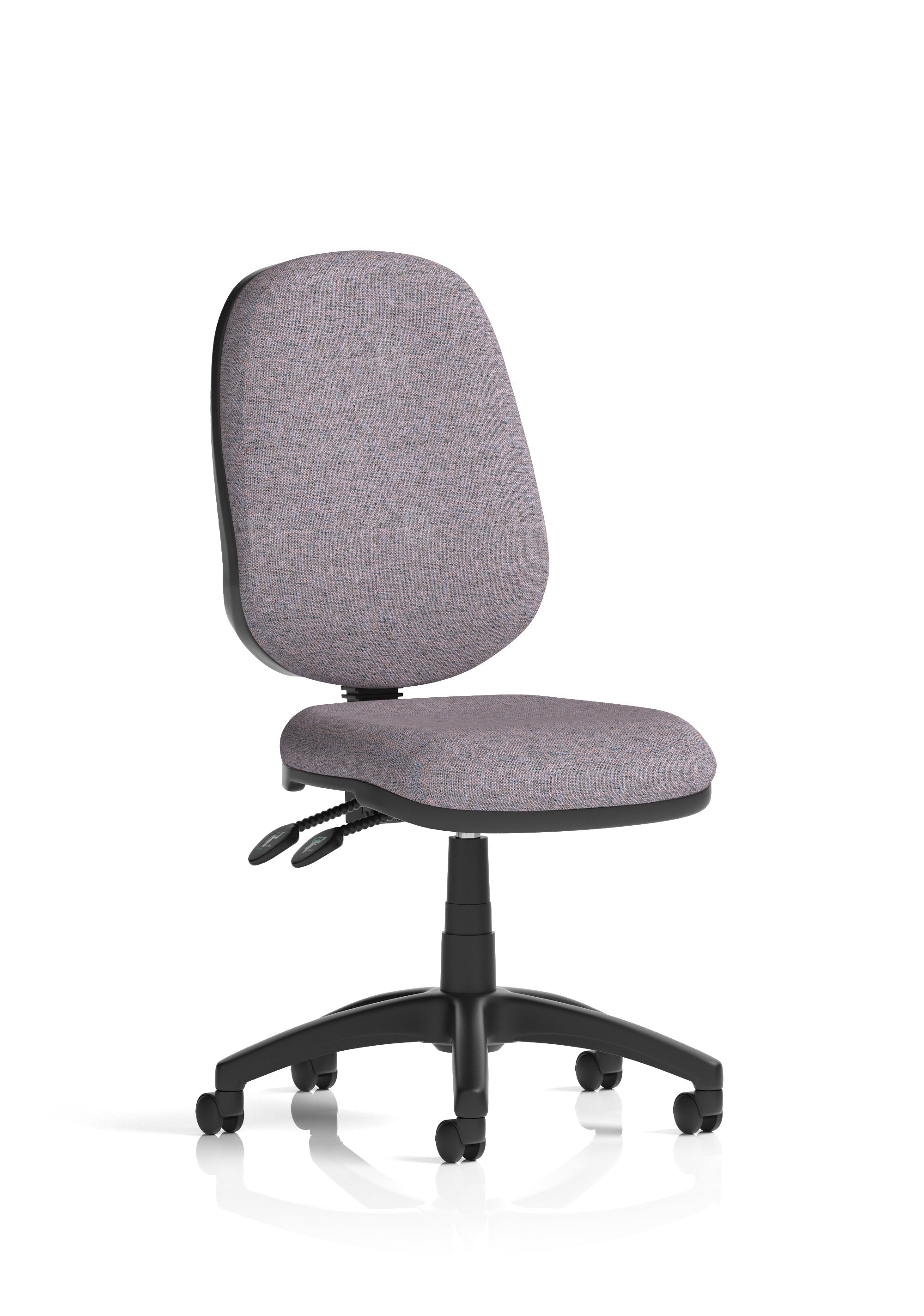 Eclipse Plus II Medium Back Task Operator Office Chair In Quest And Rivet Fabric