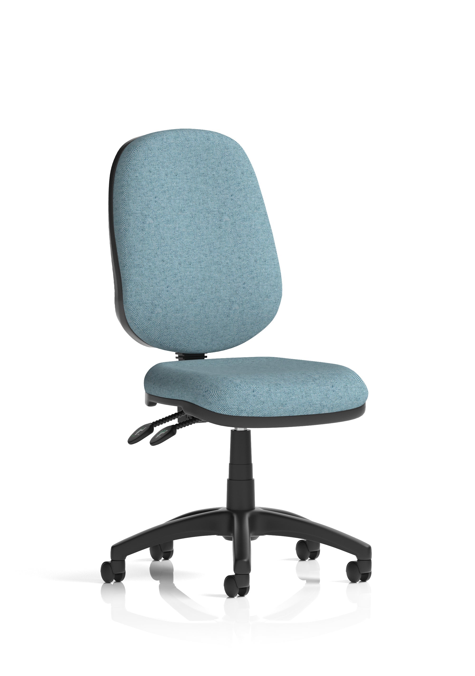 Eclipse Plus II Medium Back Task Operator Office Chair In Quest And Rivet Fabric
