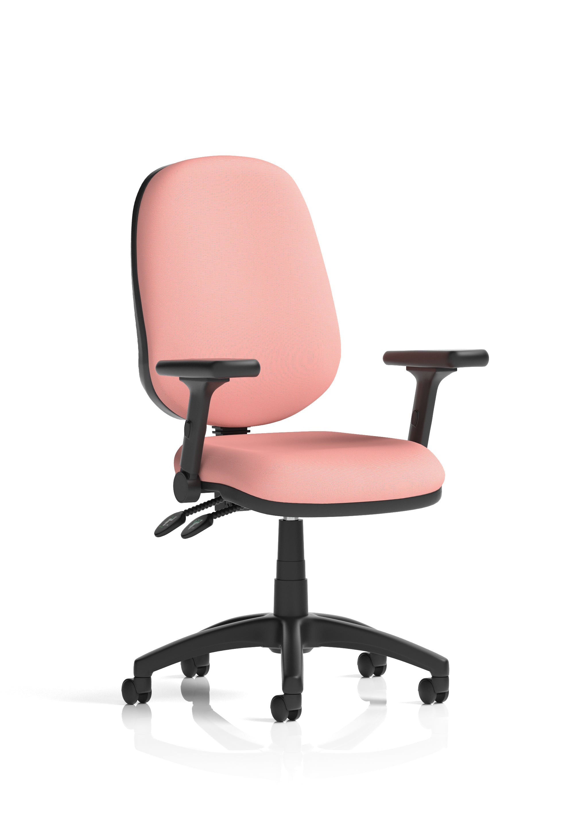 Eclipse Plus II Medium Back Task Operator Office Chair In Quest And Rivet Fabric