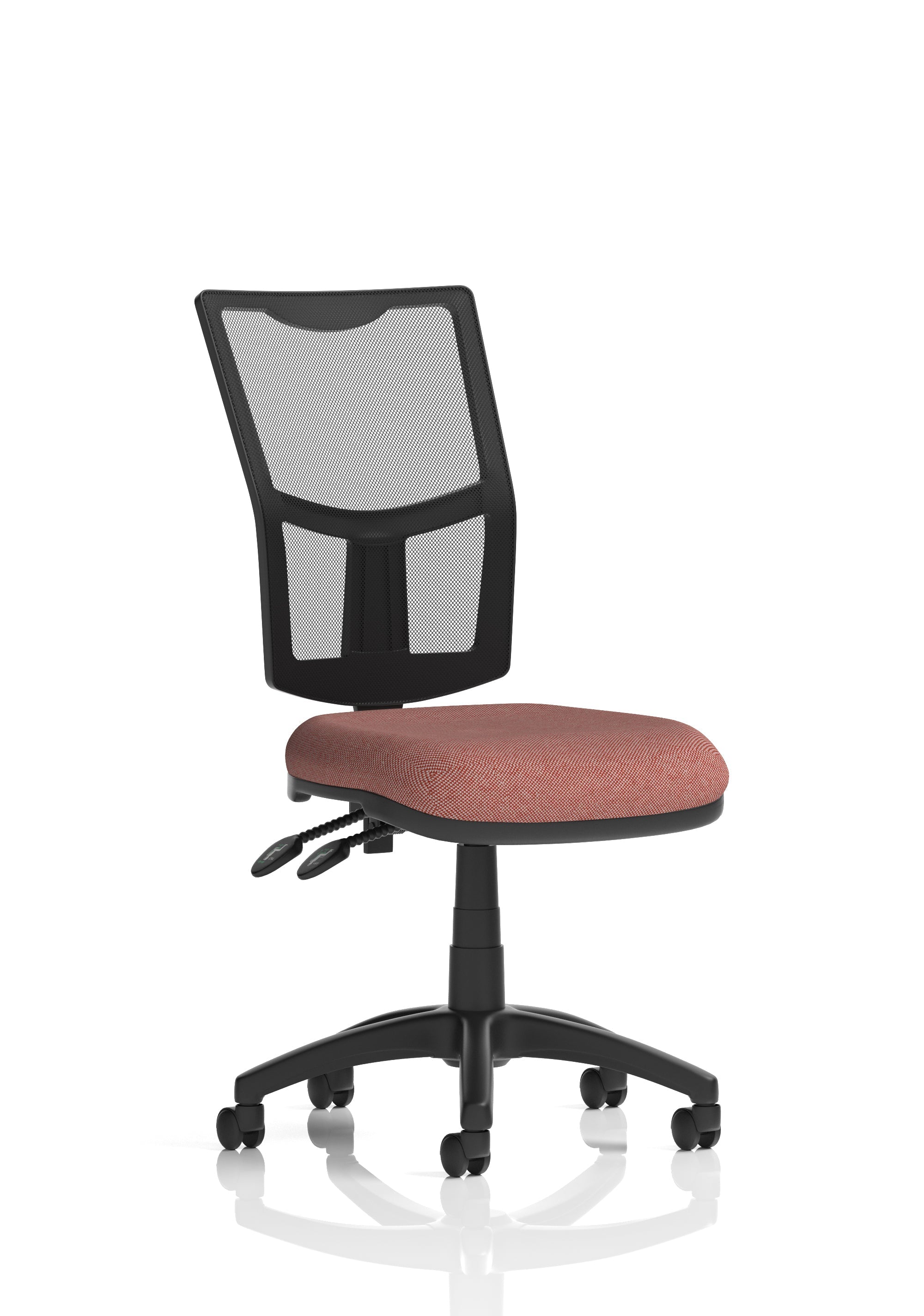 Eclipse Plus II Medium Mesh Back Task Operator Office Chair In Quest And Rivet Fabric