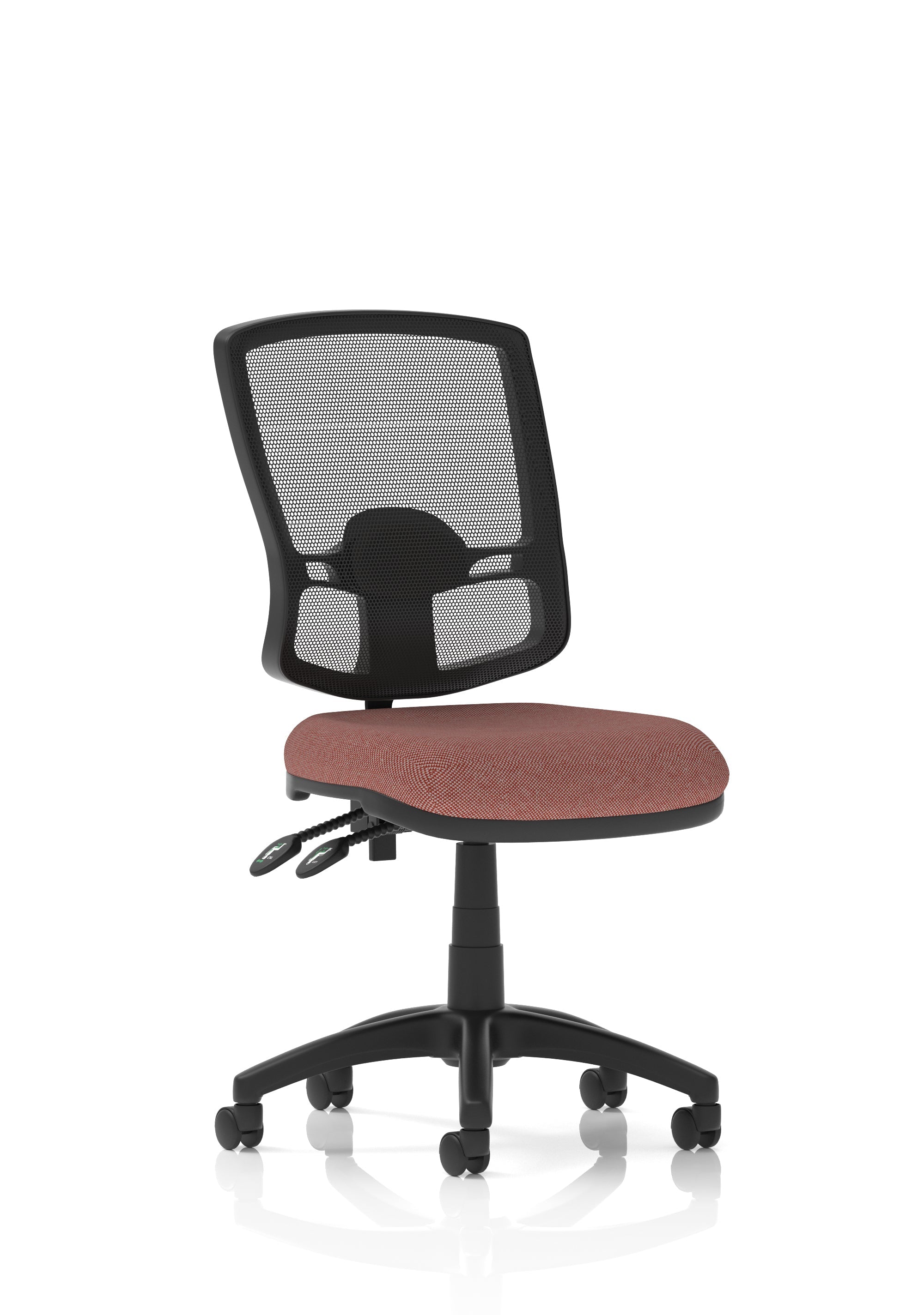 Eclipse Plus II Deluxe Mesh Back Task Operator Office Chair In Quest And Rivet Fabric