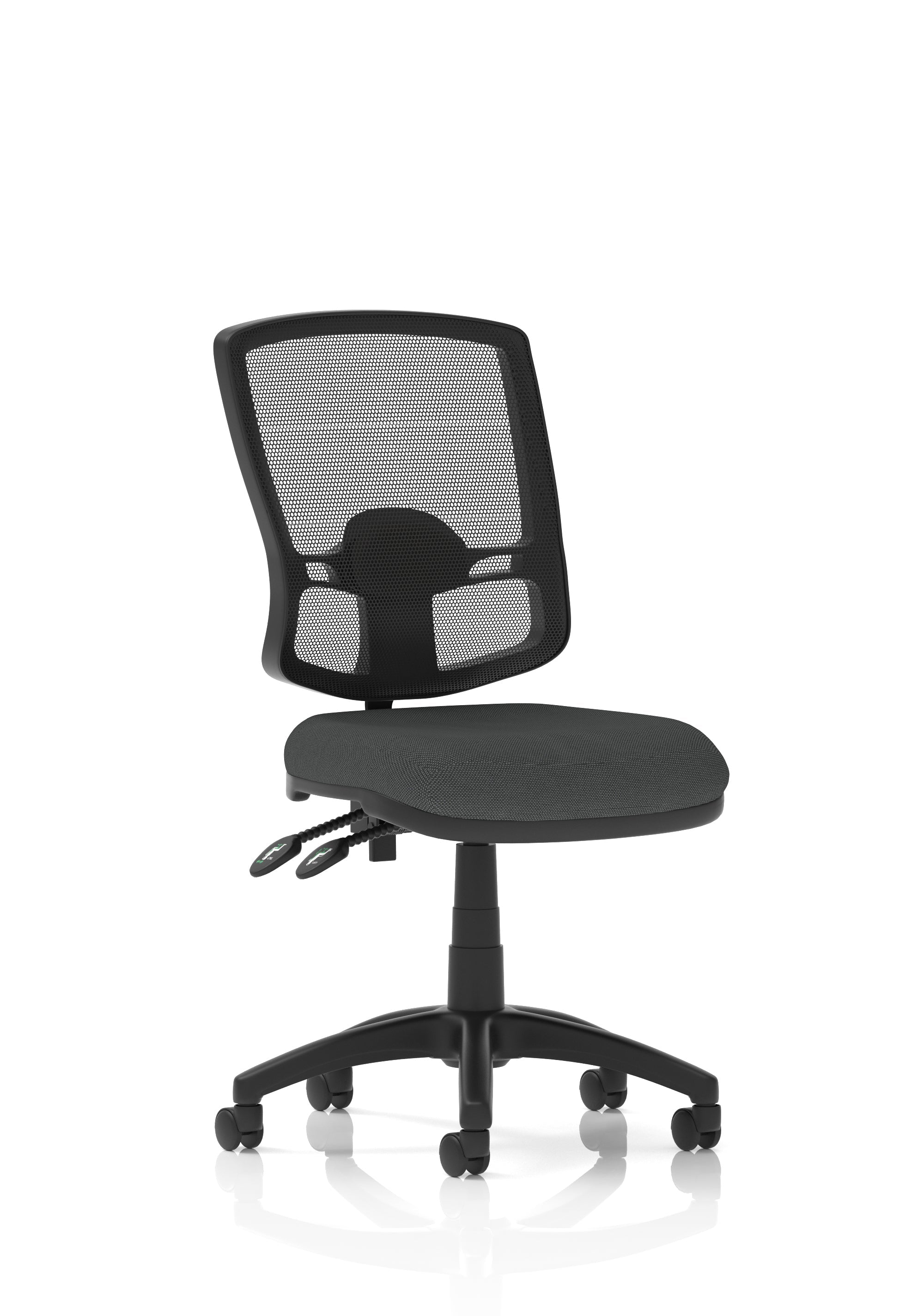 Eclipse Plus II Deluxe Mesh Back Task Operator Office Chair In Quest And Rivet Fabric