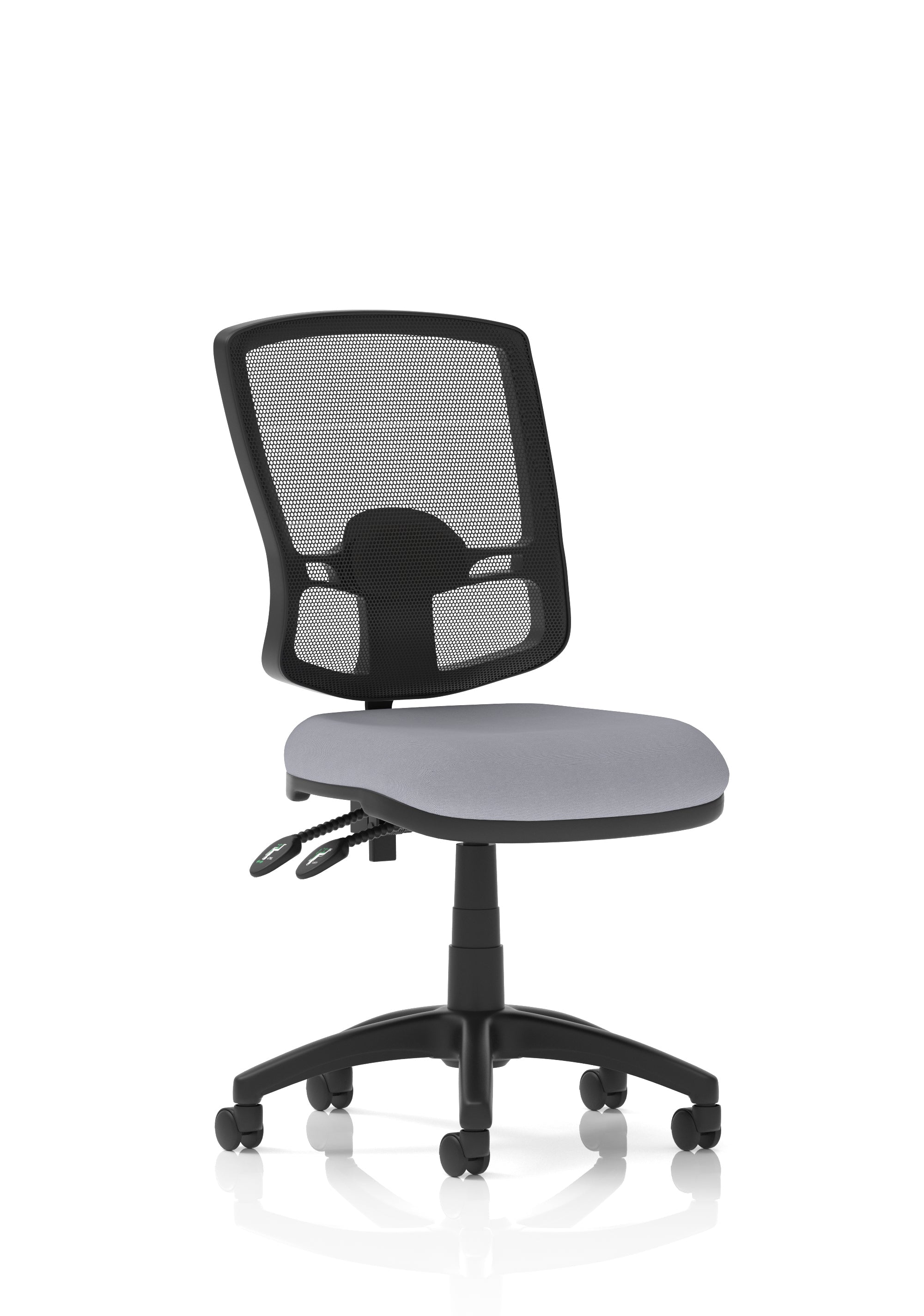 Eclipse Plus II Deluxe Mesh Back Task Operator Office Chair In Quest And Rivet Fabric
