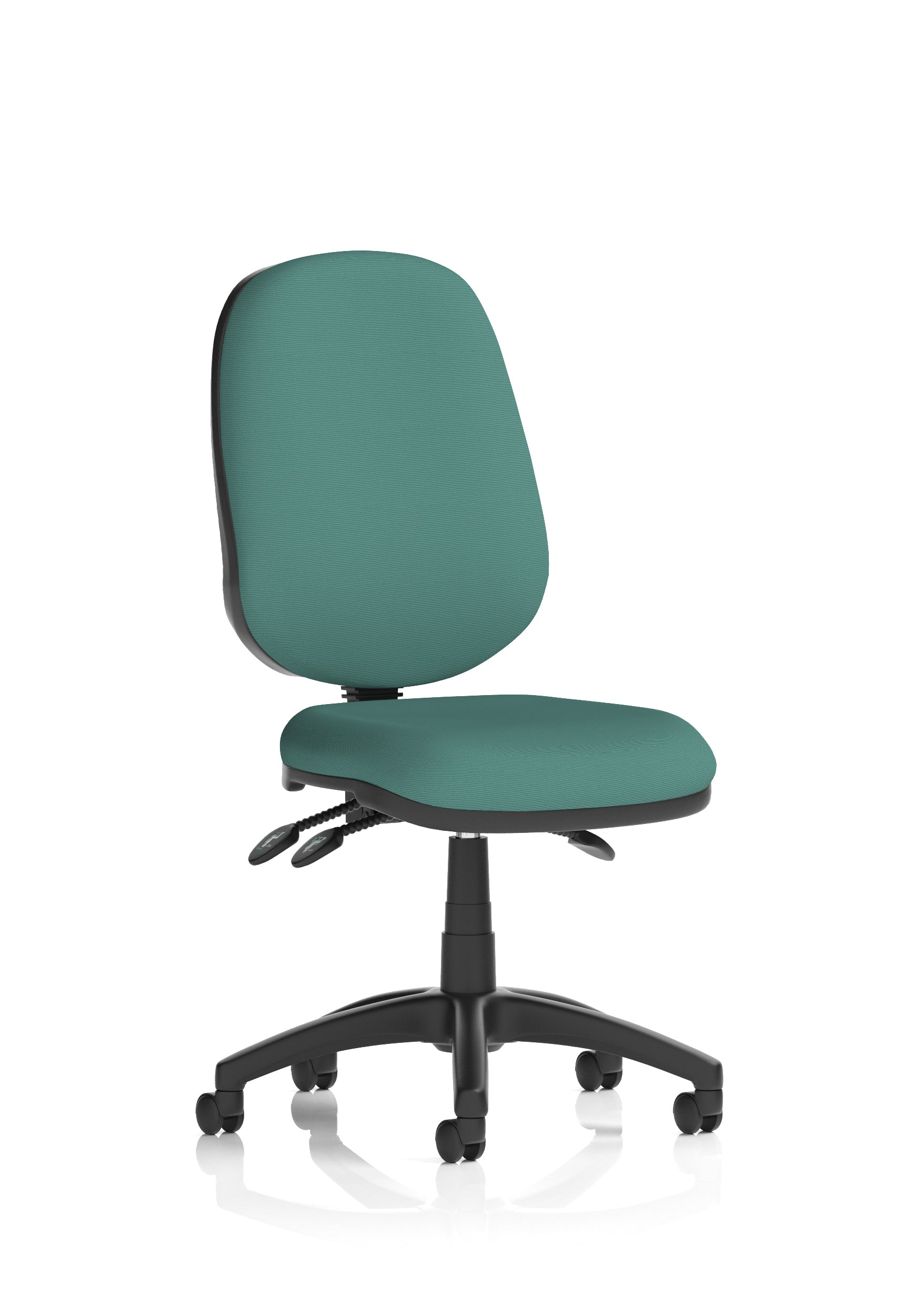 Eclipse Plus III Medium Back Task Operator Office Chair In Quest And Rivet Fabric