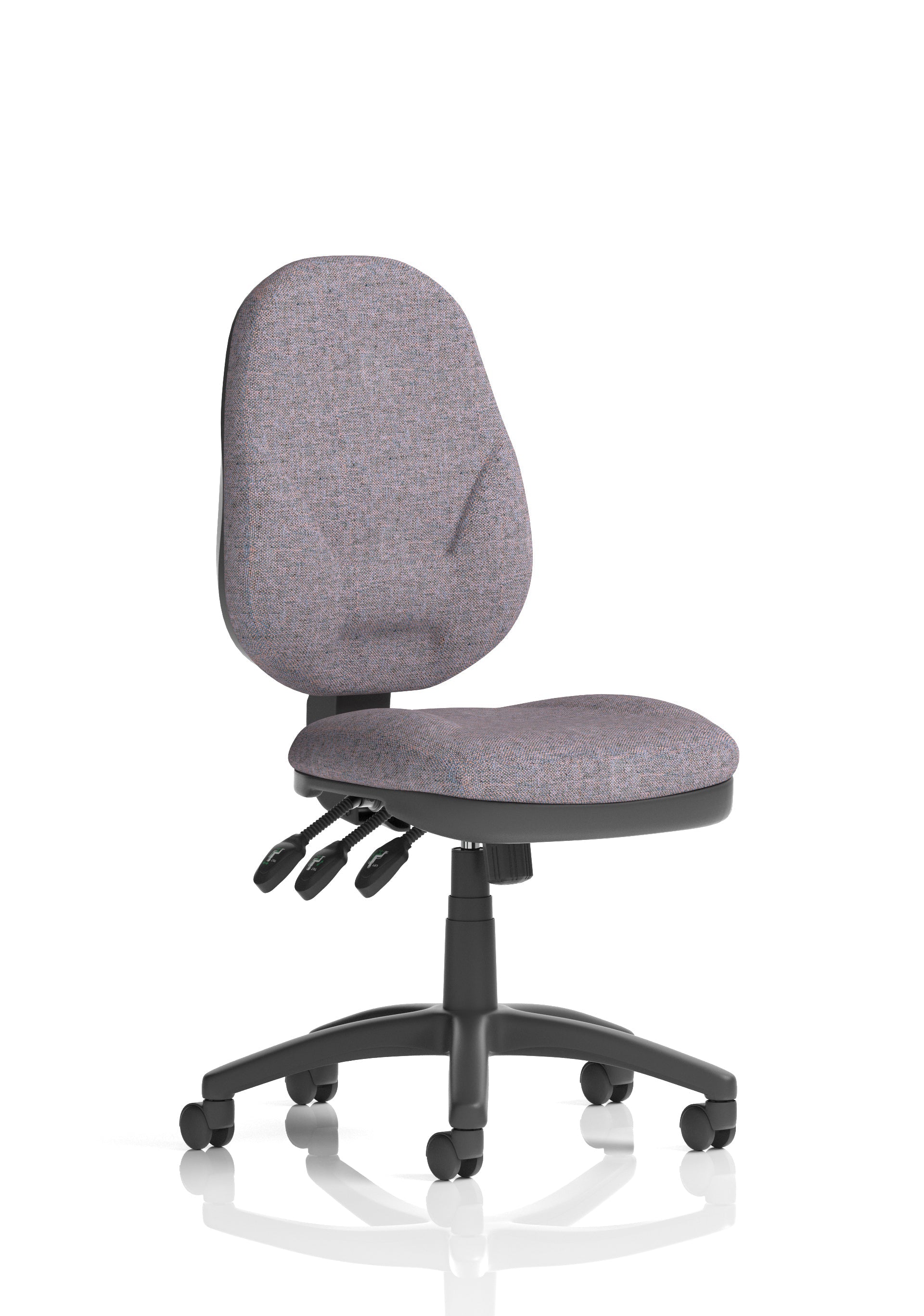 Eclipse Plus XL High Back Task Operator Office Chair In Quest And Rivet Fabric
