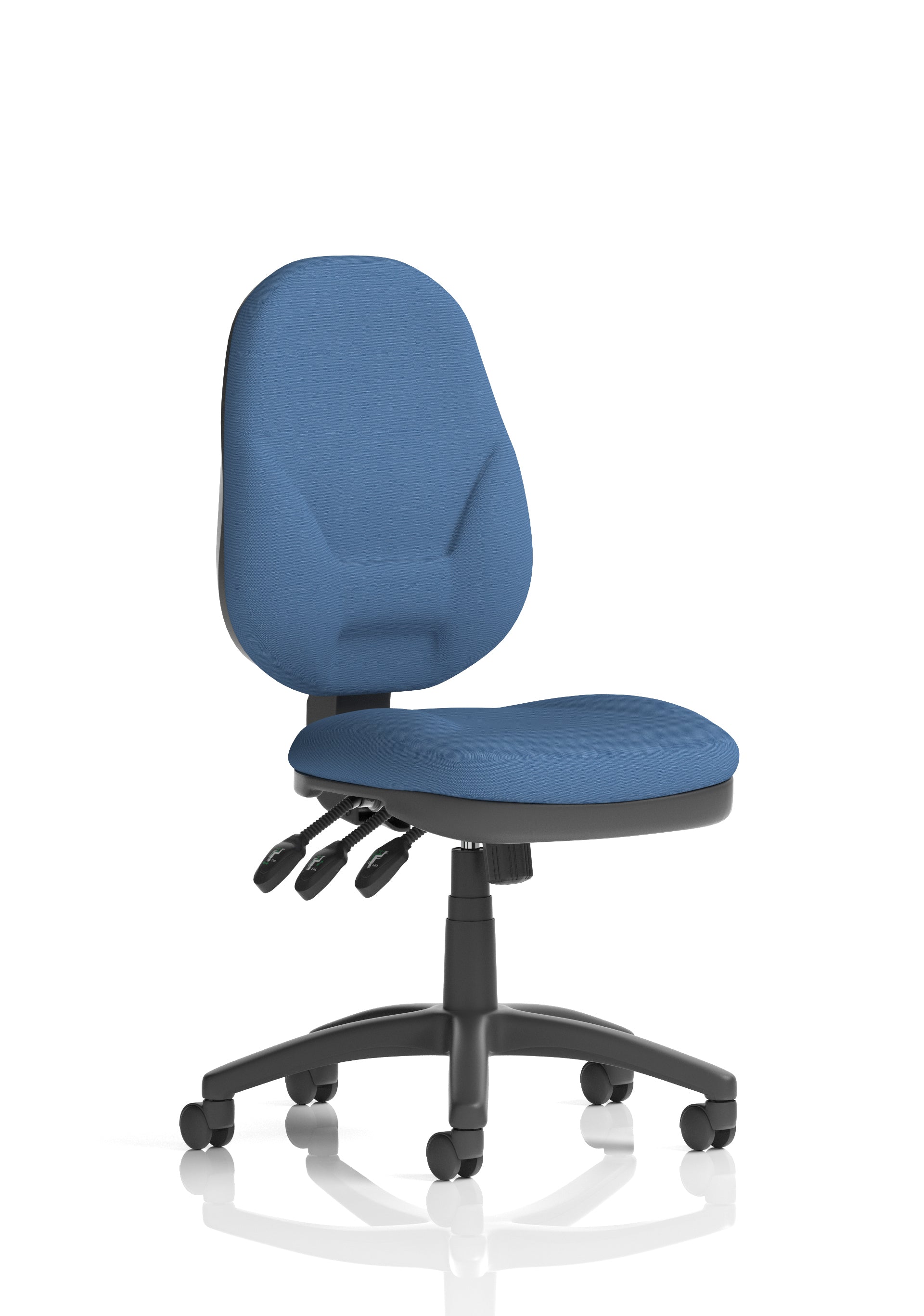 Eclipse Plus XL High Back Task Operator Office Chair In Quest And Rivet Fabric