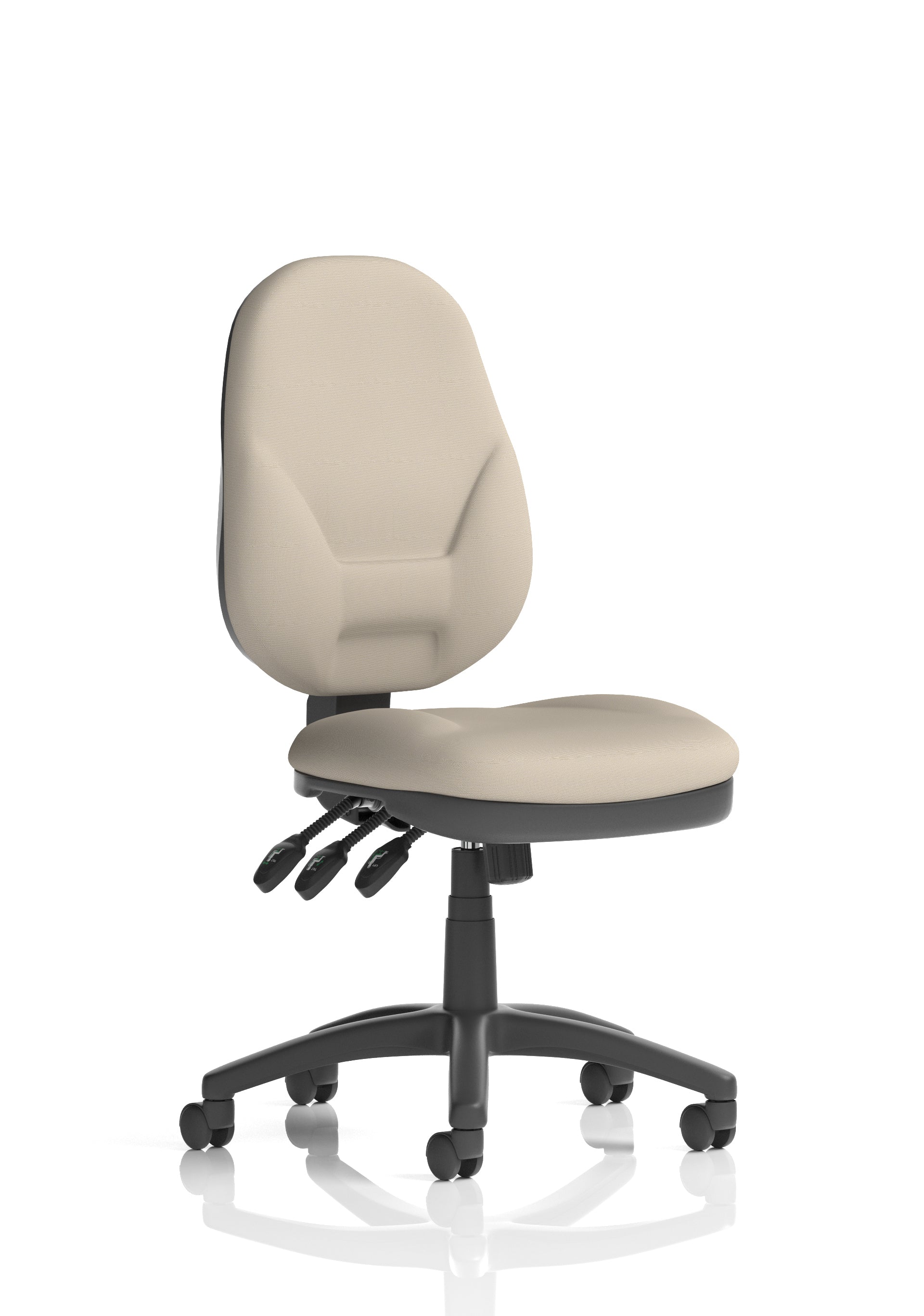 Eclipse Plus XL High Back Task Operator Office Chair In Quest And Rivet Fabric