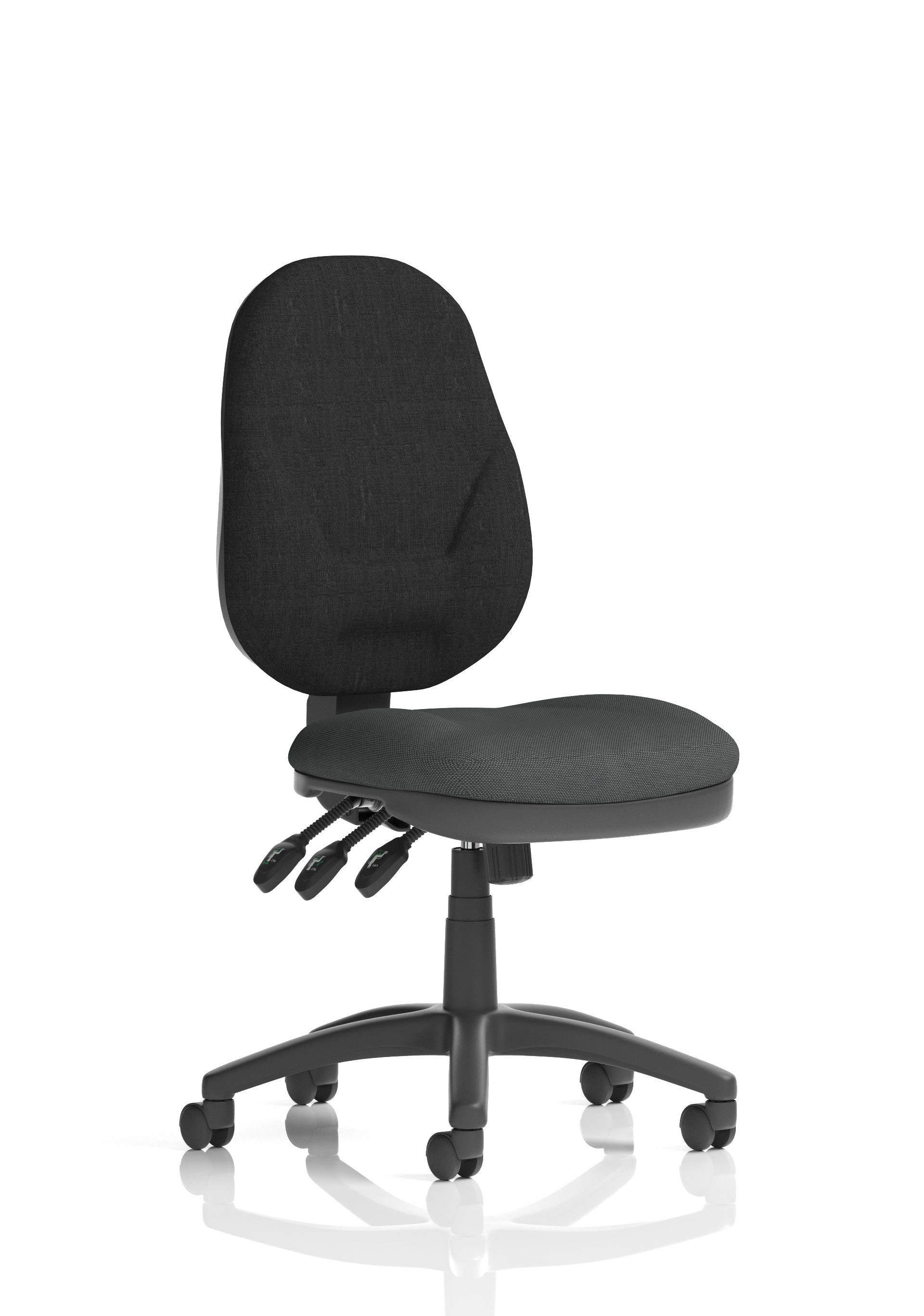 Eclipse Plus XL High Back Task Operator Office Chair In Quest And Rivet Fabric