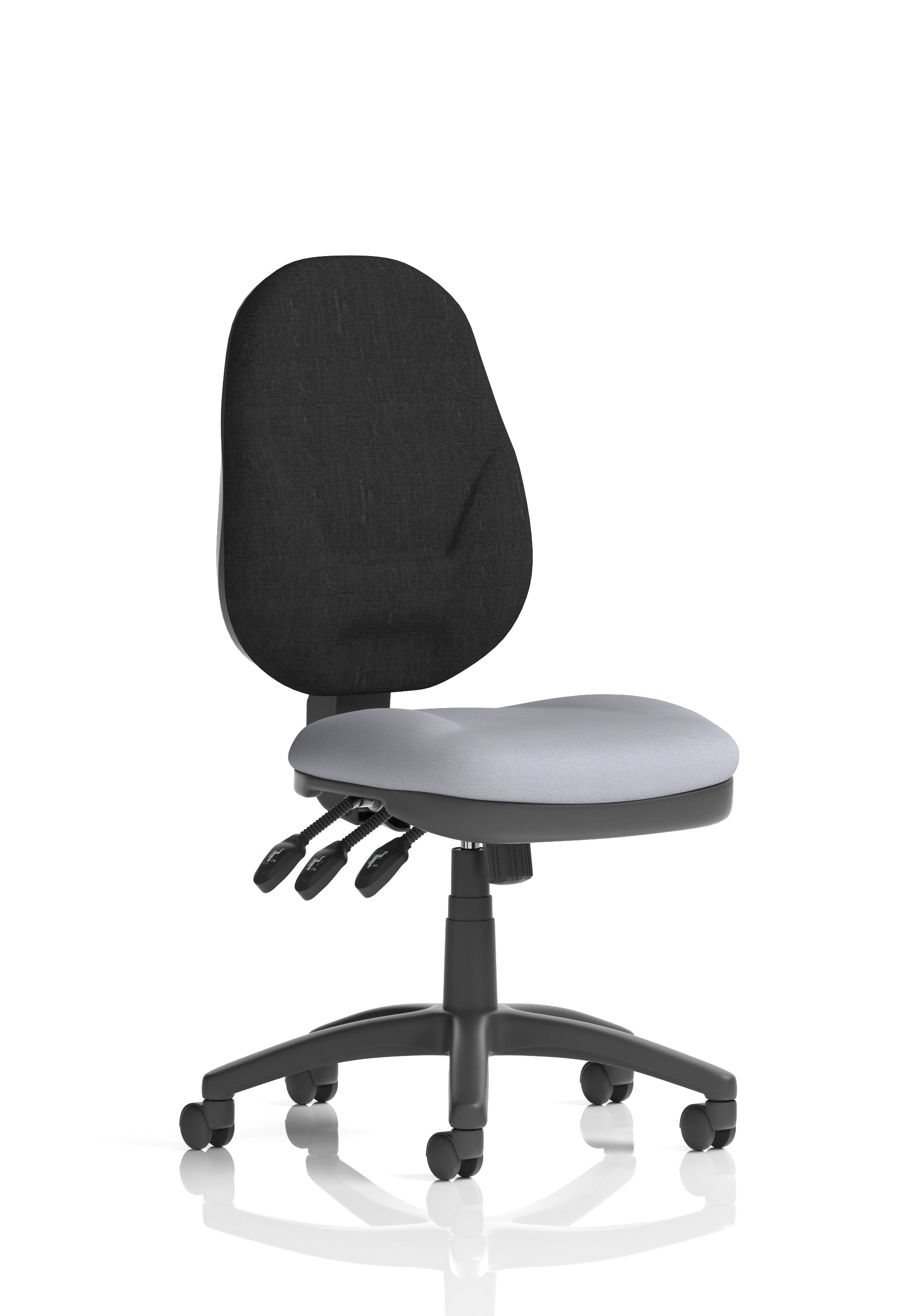 Eclipse Plus XL High Back Task Operator Office Chair In Quest And Rivet Fabric