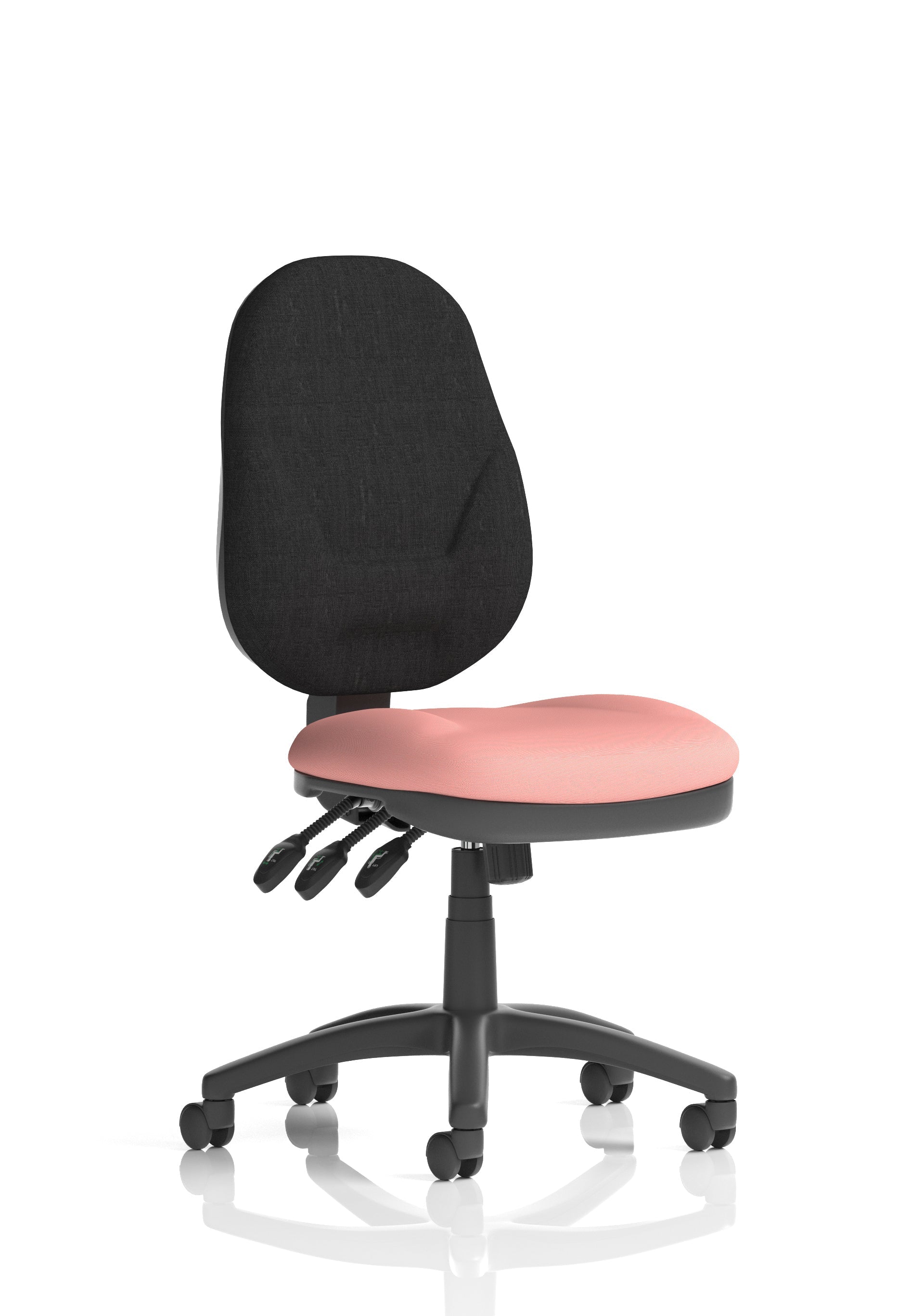 Eclipse Plus XL High Back Task Operator Office Chair In Quest And Rivet Fabric