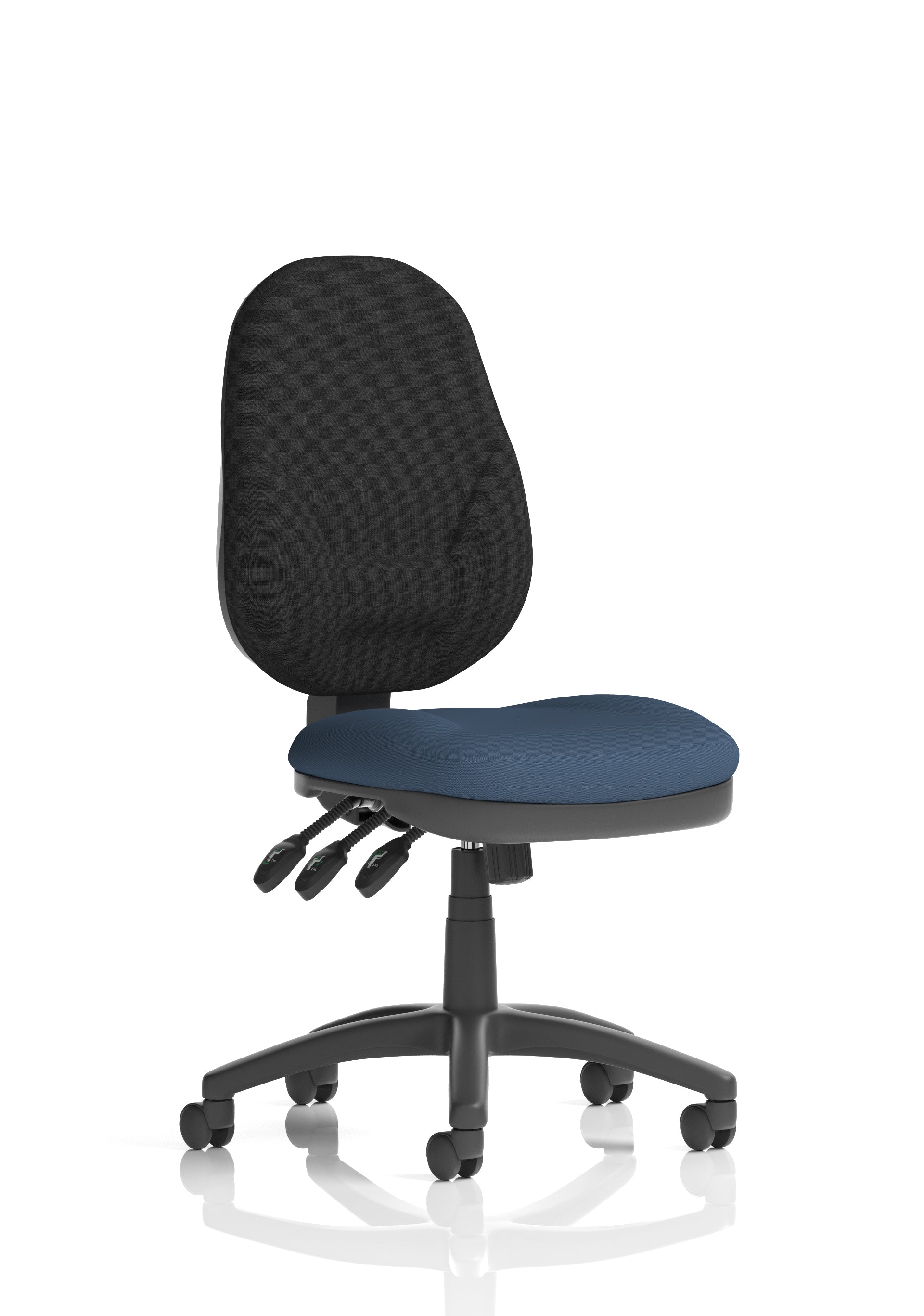 Eclipse Plus XL High Back Task Operator Office Chair In Quest And Rivet Fabric