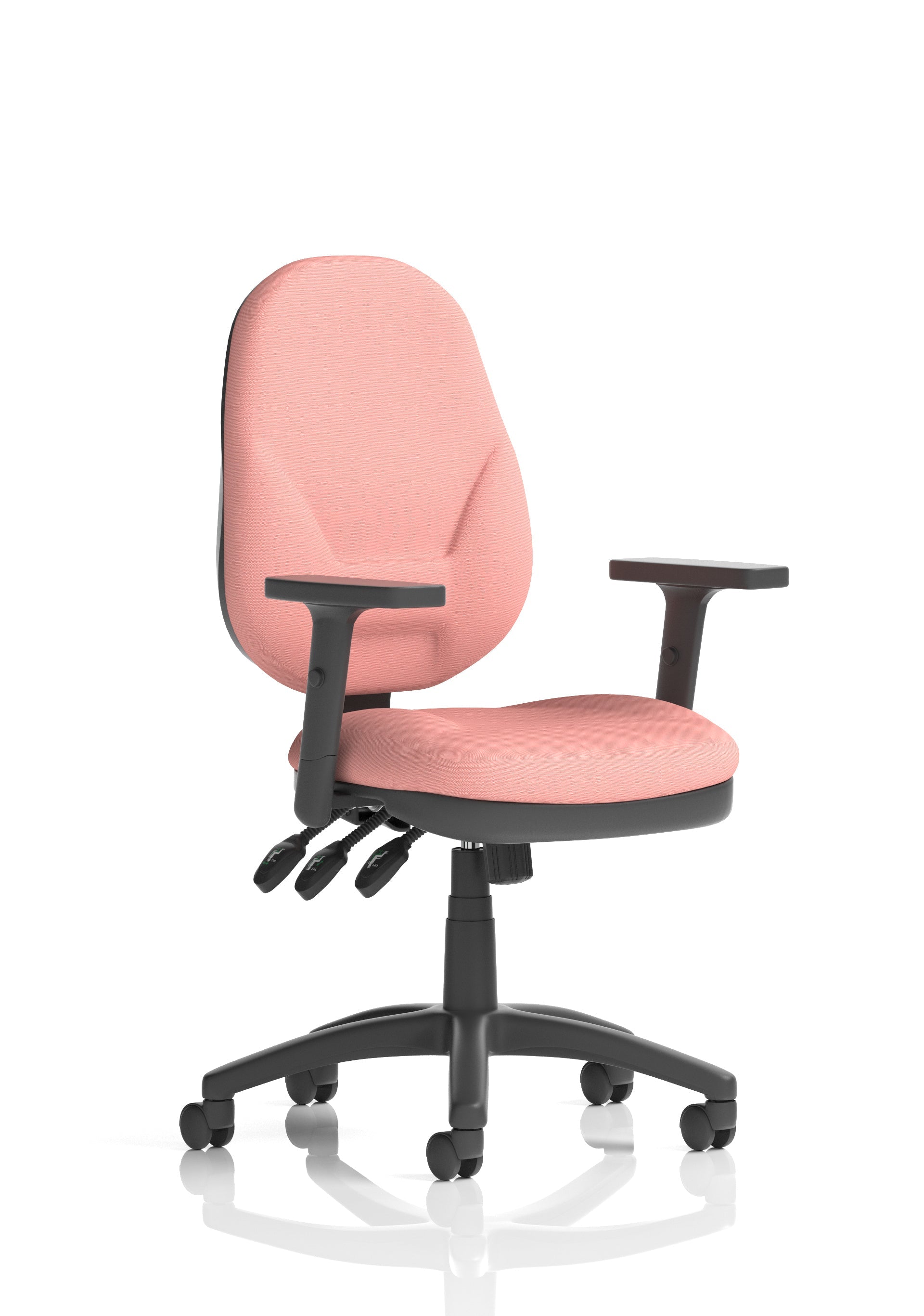 Eclipse Plus XL High Back Task Operator Office Chair In Quest And Rivet Fabric